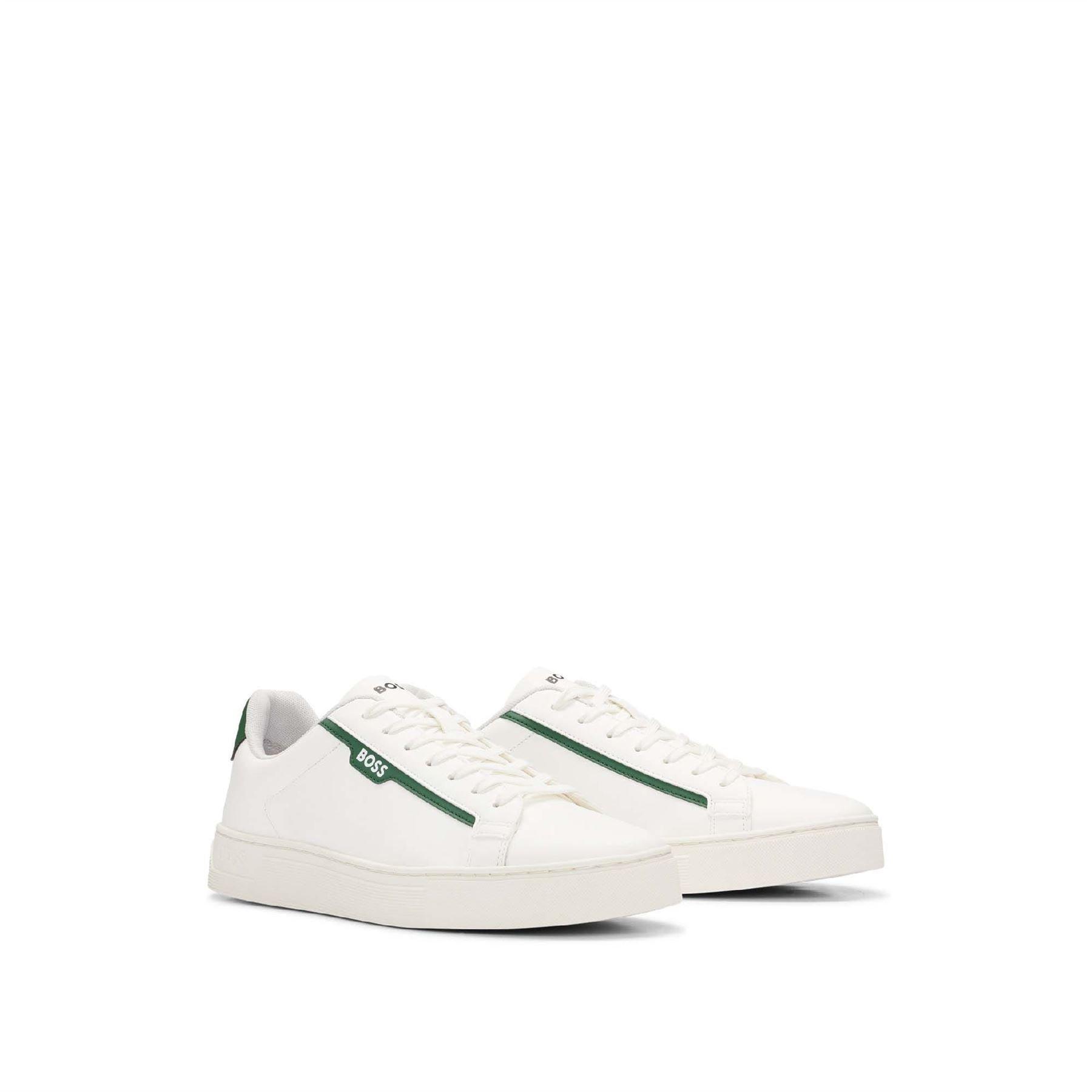 White - Boss - Rhys Tennis Trainers - 2