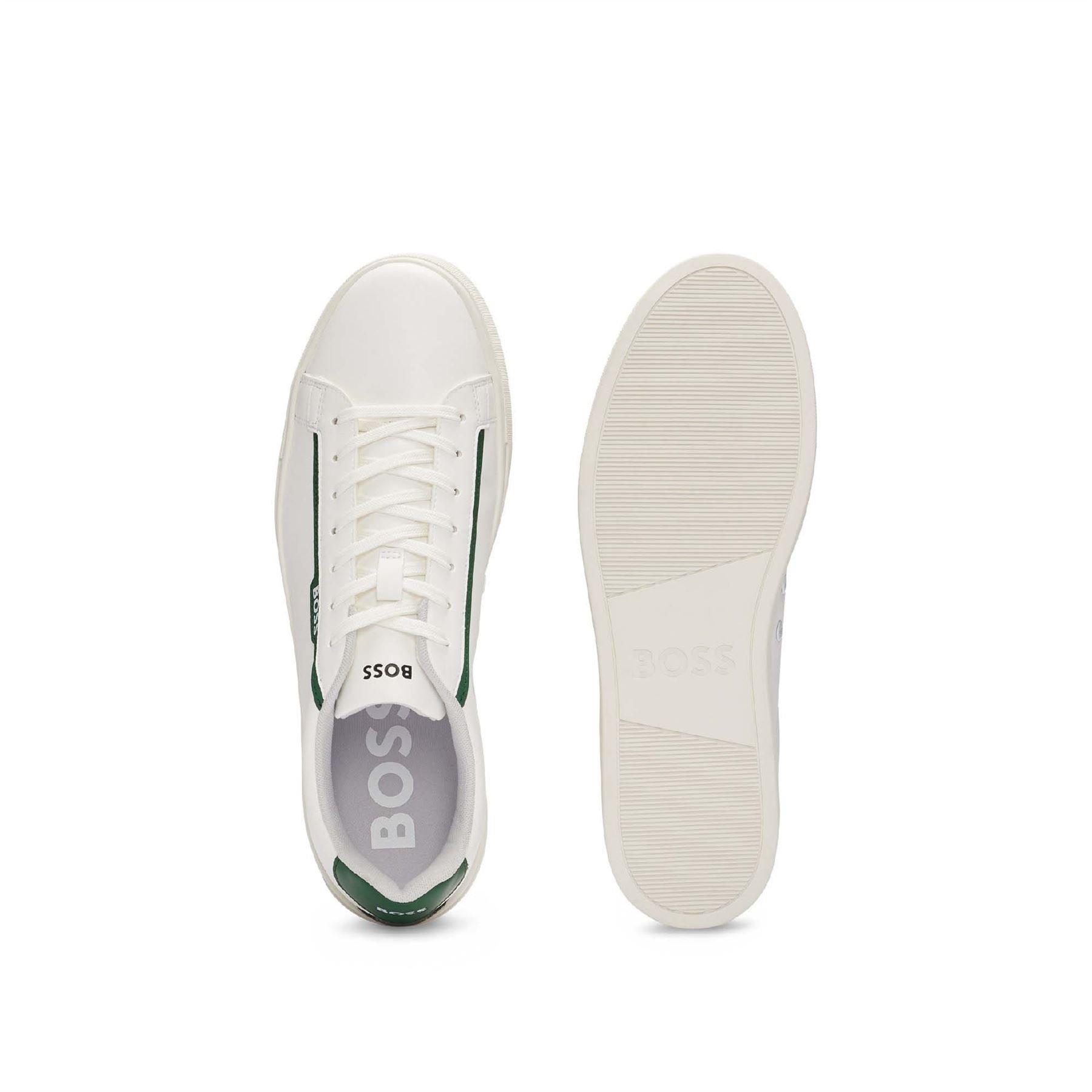 White - Boss - Rhys Tennis Trainers - 4