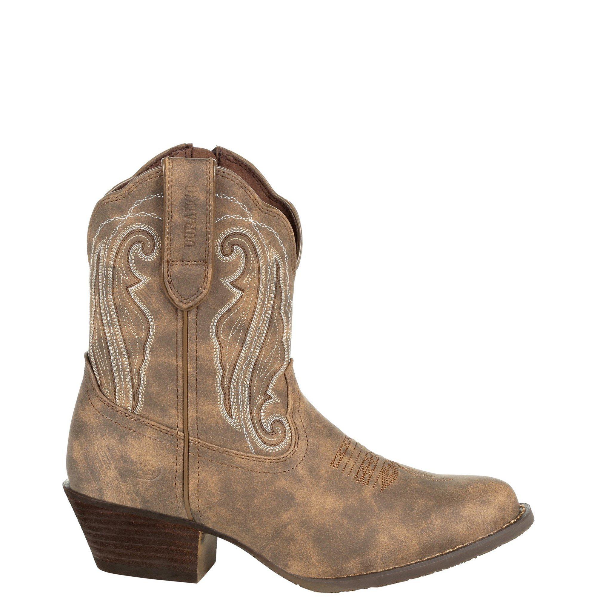 Grey - Durango - Crush Shortie Boot - 1