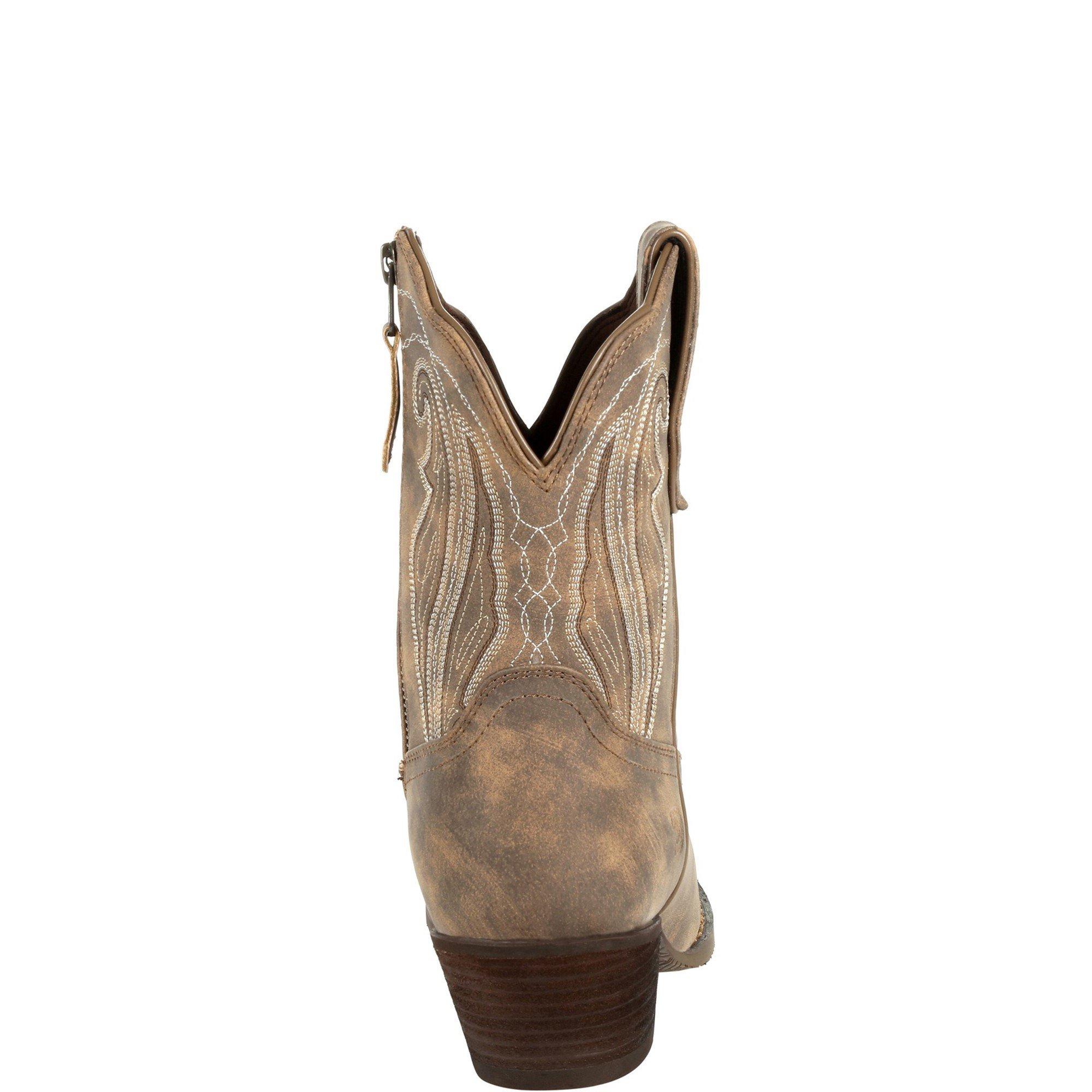 Grey - Durango - Crush Shortie Boot - 3