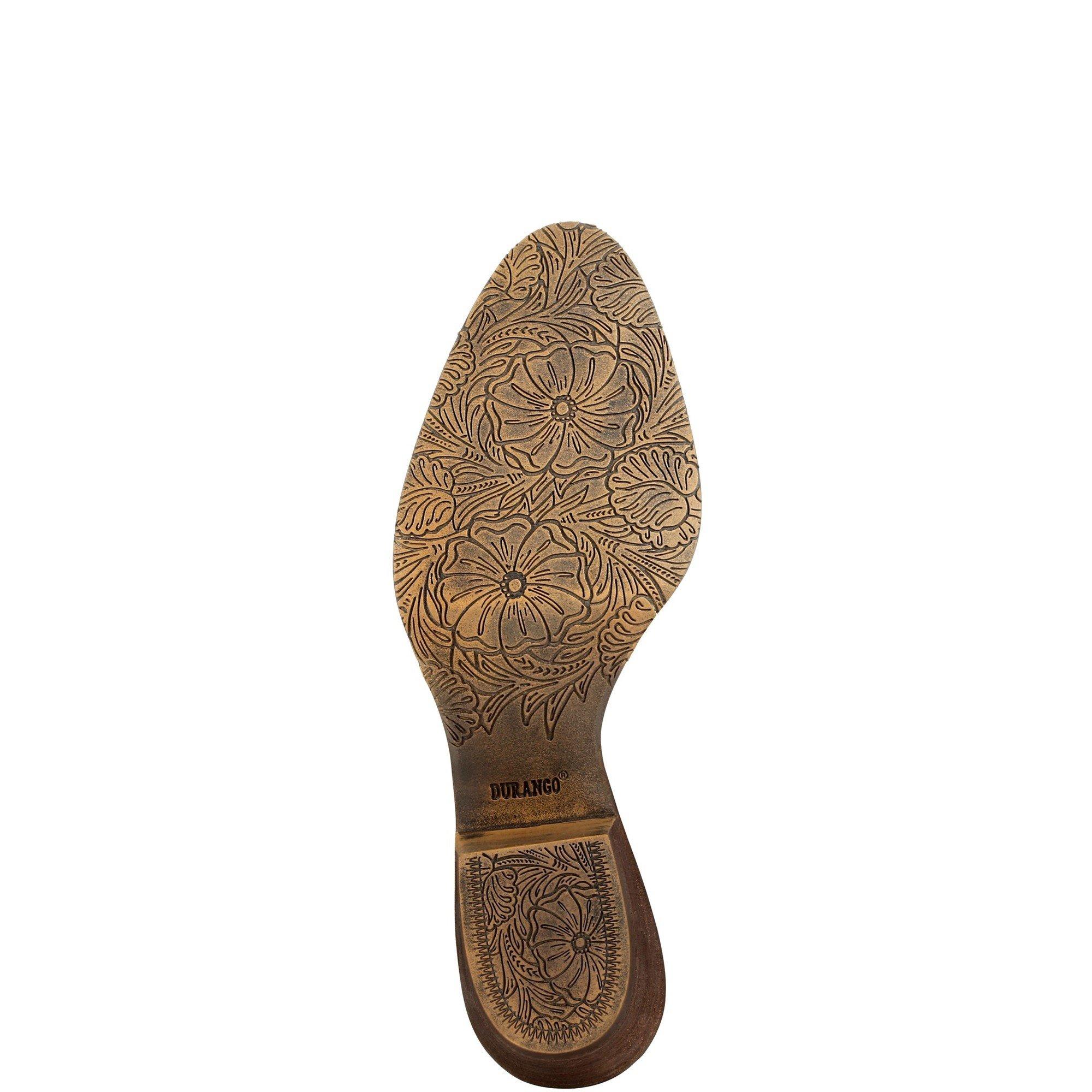 Grey - Durango - Crush Shortie Boot - 5