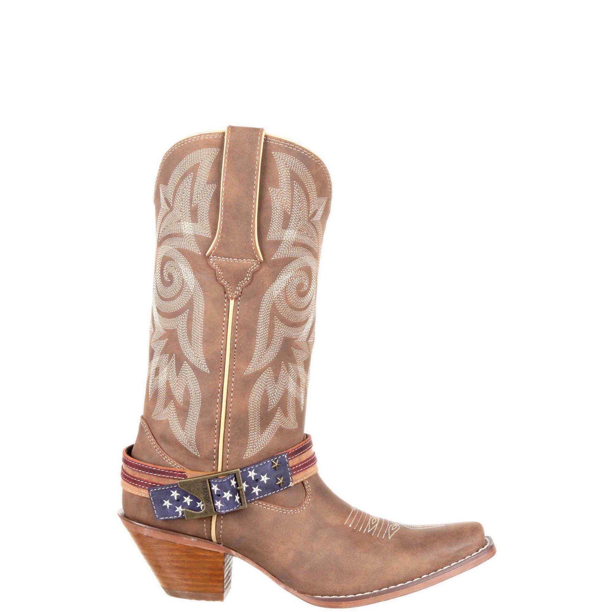 Brown - Durango - Crush Flag Boot - 1