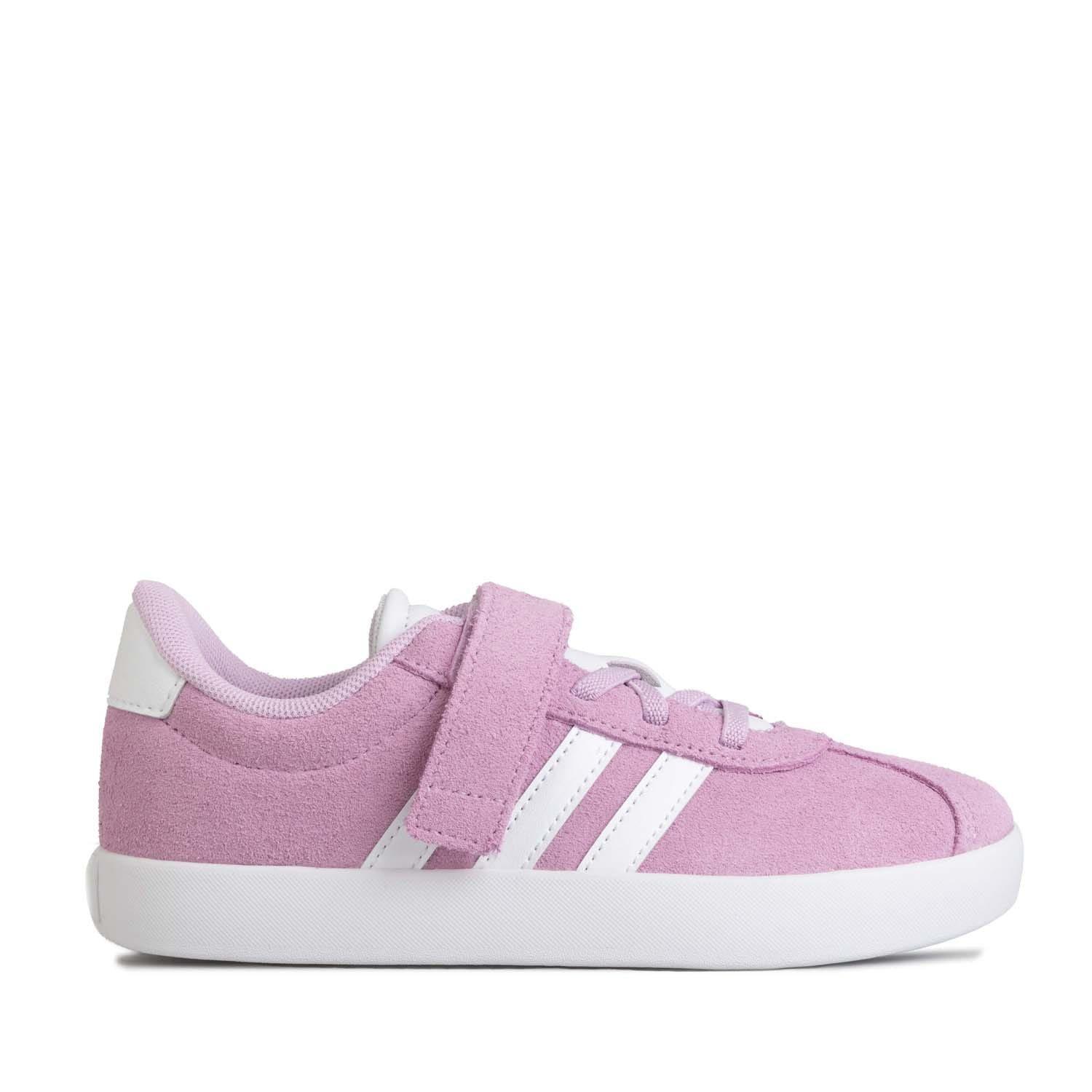 Blue-White - adidas - Kids VL Court 3.0 Shoes - 1