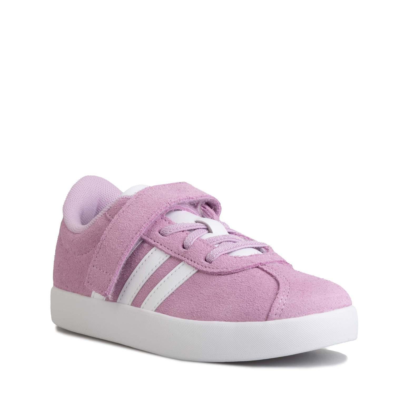 Blue-White - adidas - Kids VL Court 3.0 Shoes - 2