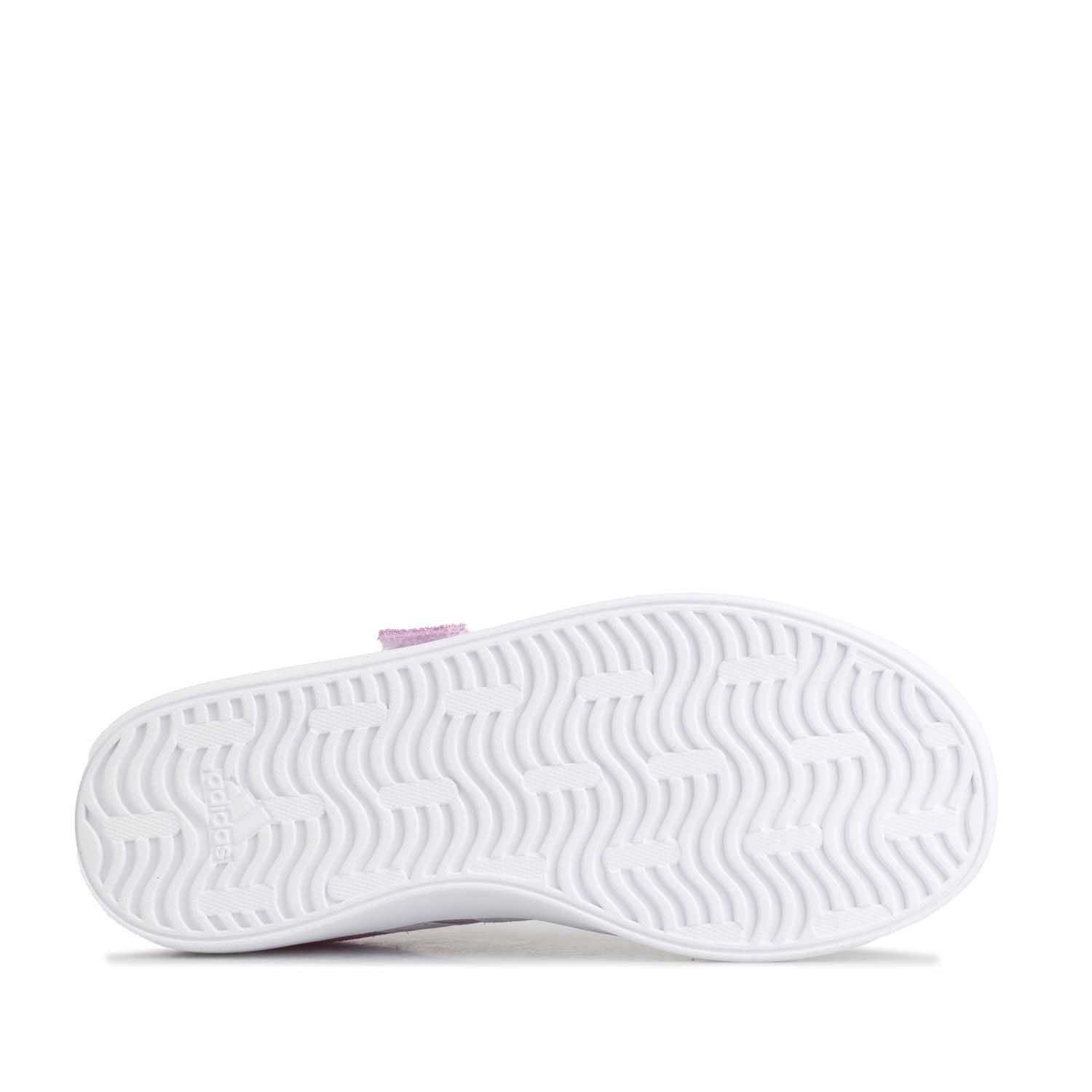 Blue-White - adidas - Kids VL Court 3.0 Shoes - 4