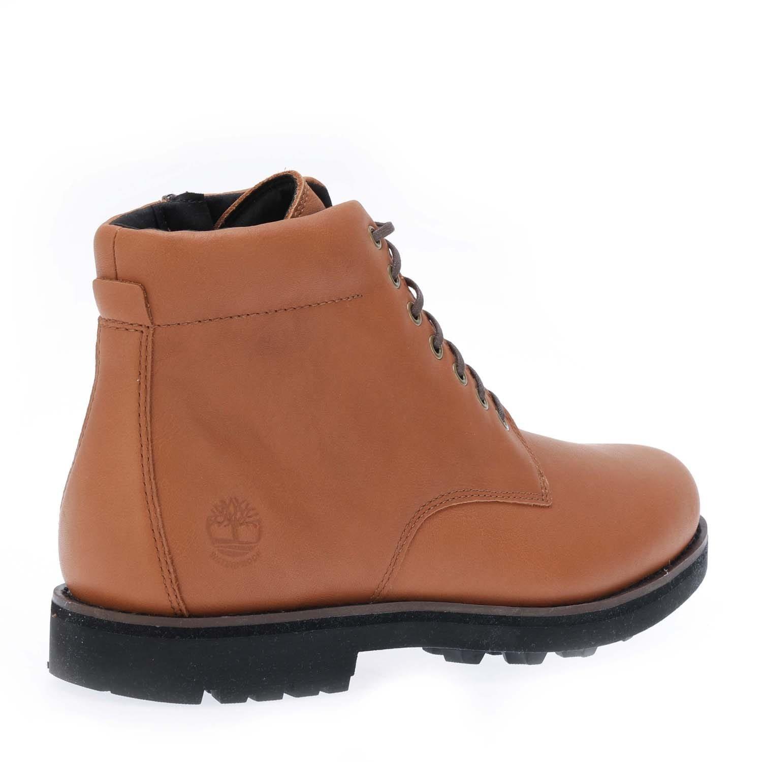 Brown - Timberland - Mid Zip Up Waterproof Boots - 3