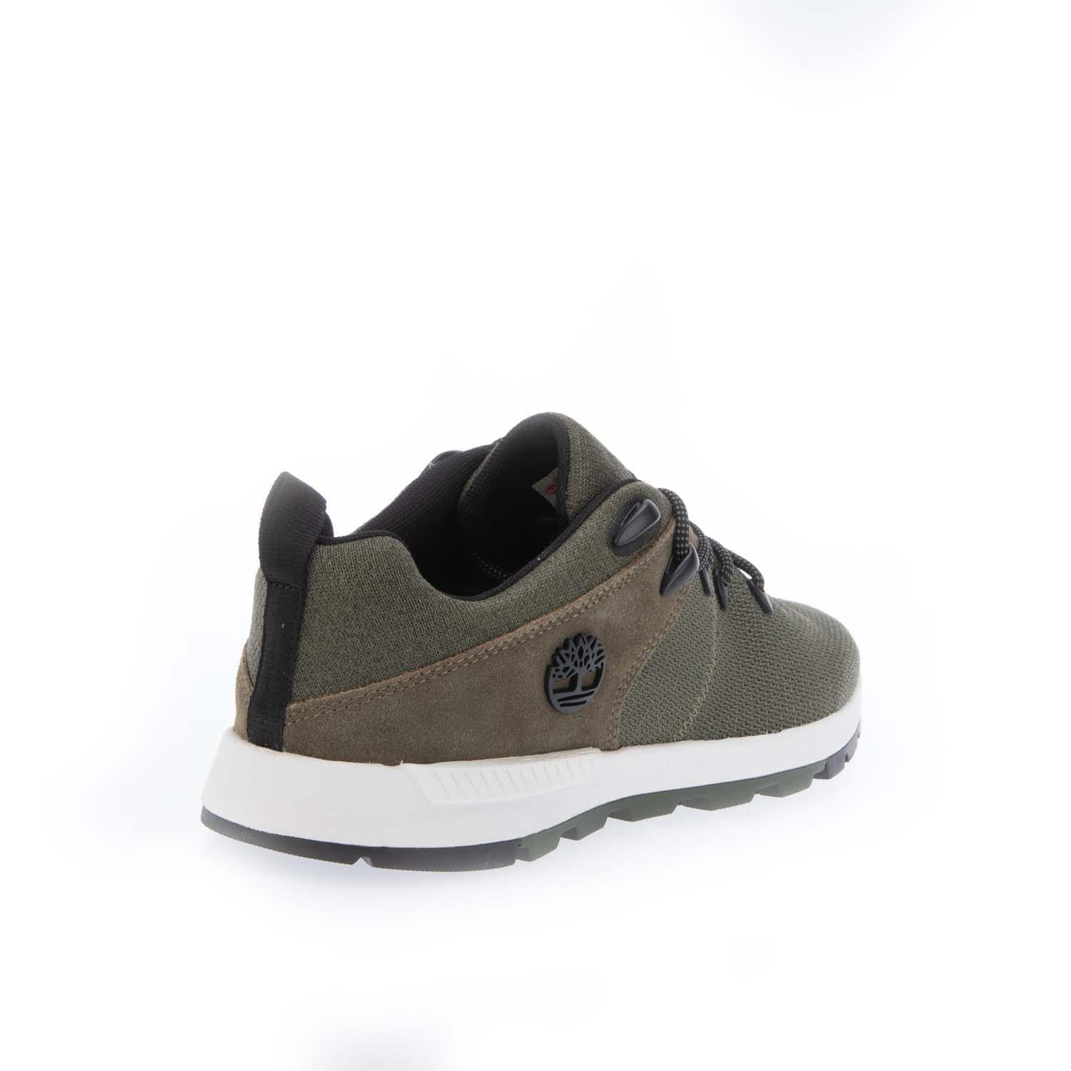 Green - Timberland - Sprint Trekker Low Lace Trainers - 3