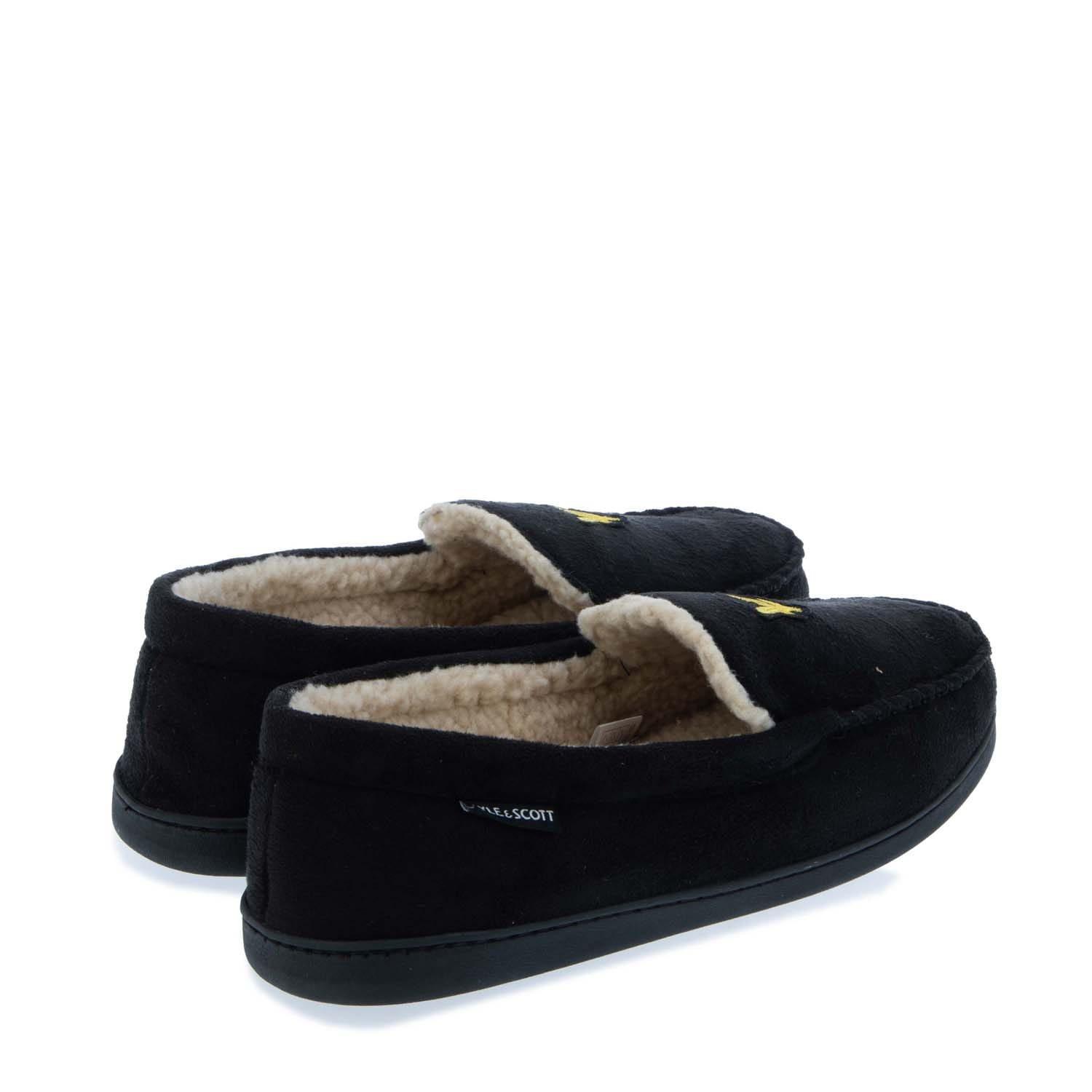 Black - Lyle and Scott - Aspen Slippers - 2