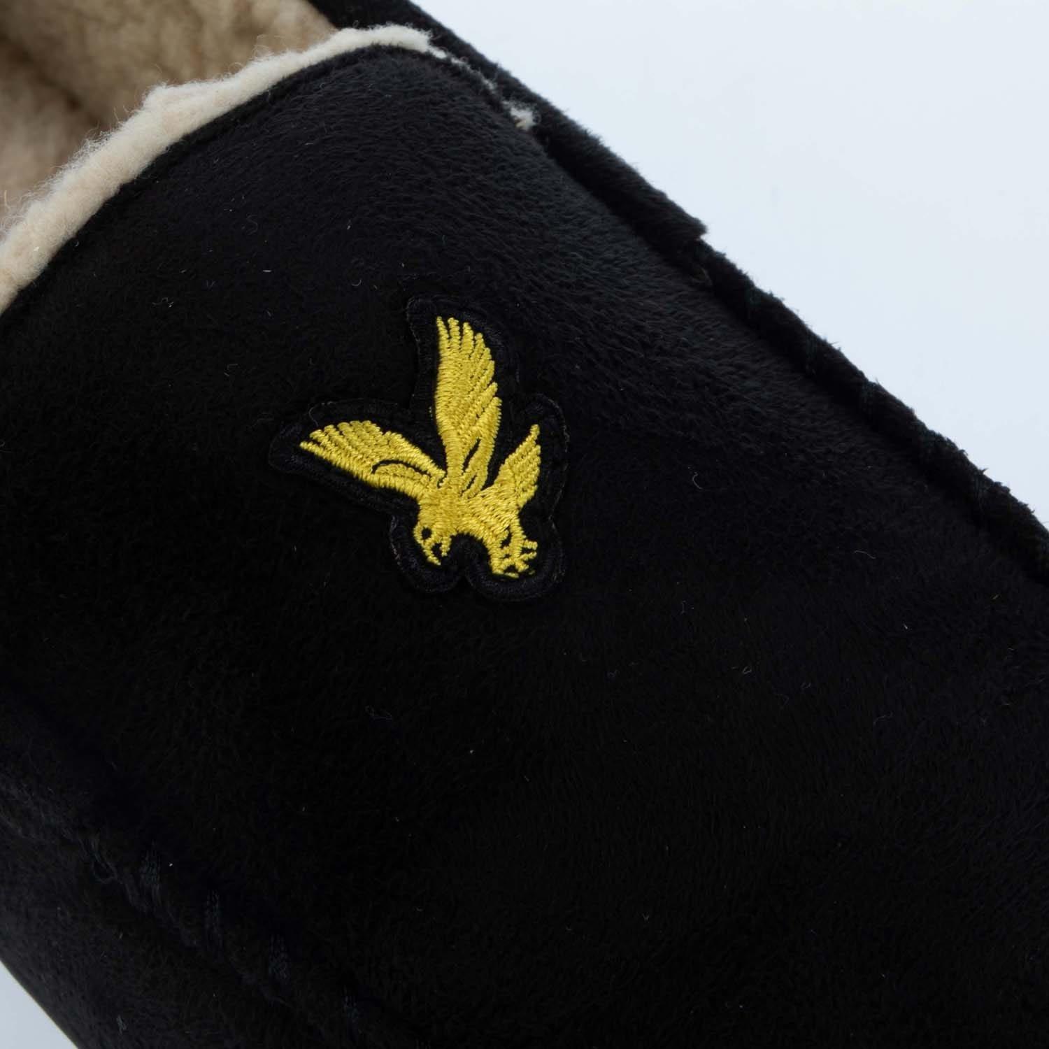 Black - Lyle and Scott - Aspen Slippers - 4