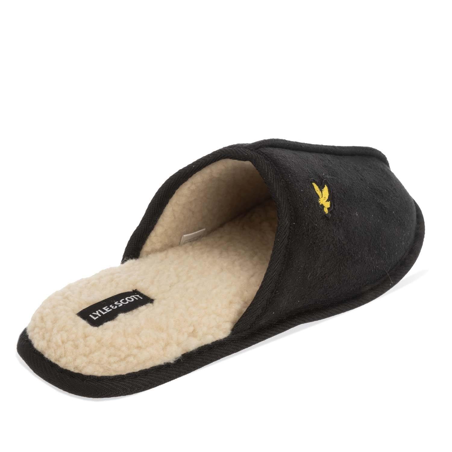 Black - Lyle and Scott - Tarquinn Slippers - 4
