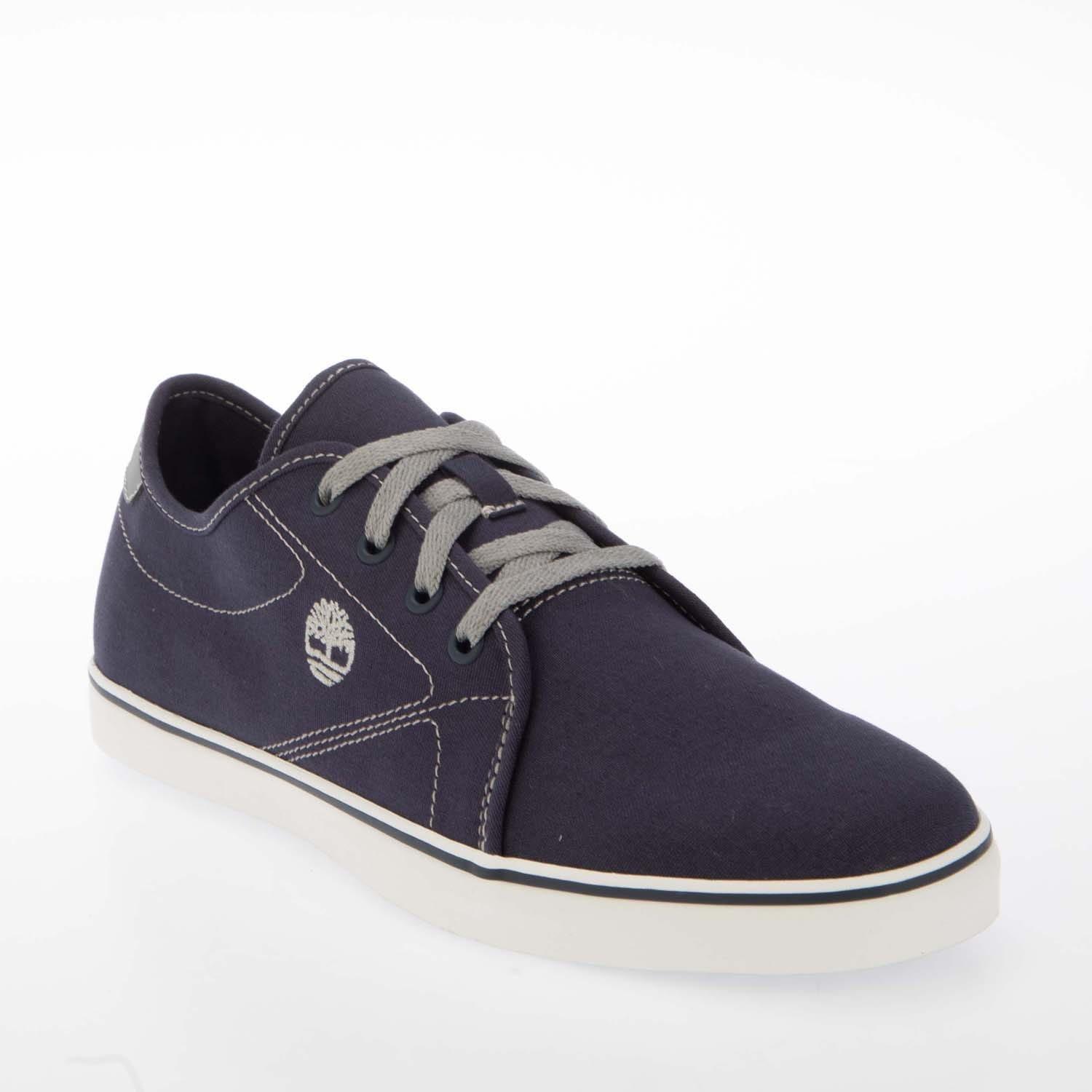 Navy - Timberland - Skape Park Basic Low Lace Trainers - 2