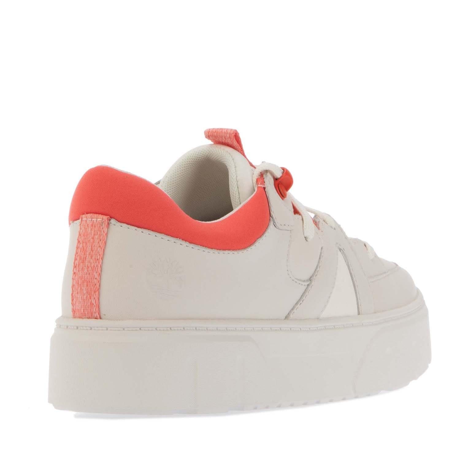 White - Timberland - Low Lace Up Sneakers - 3