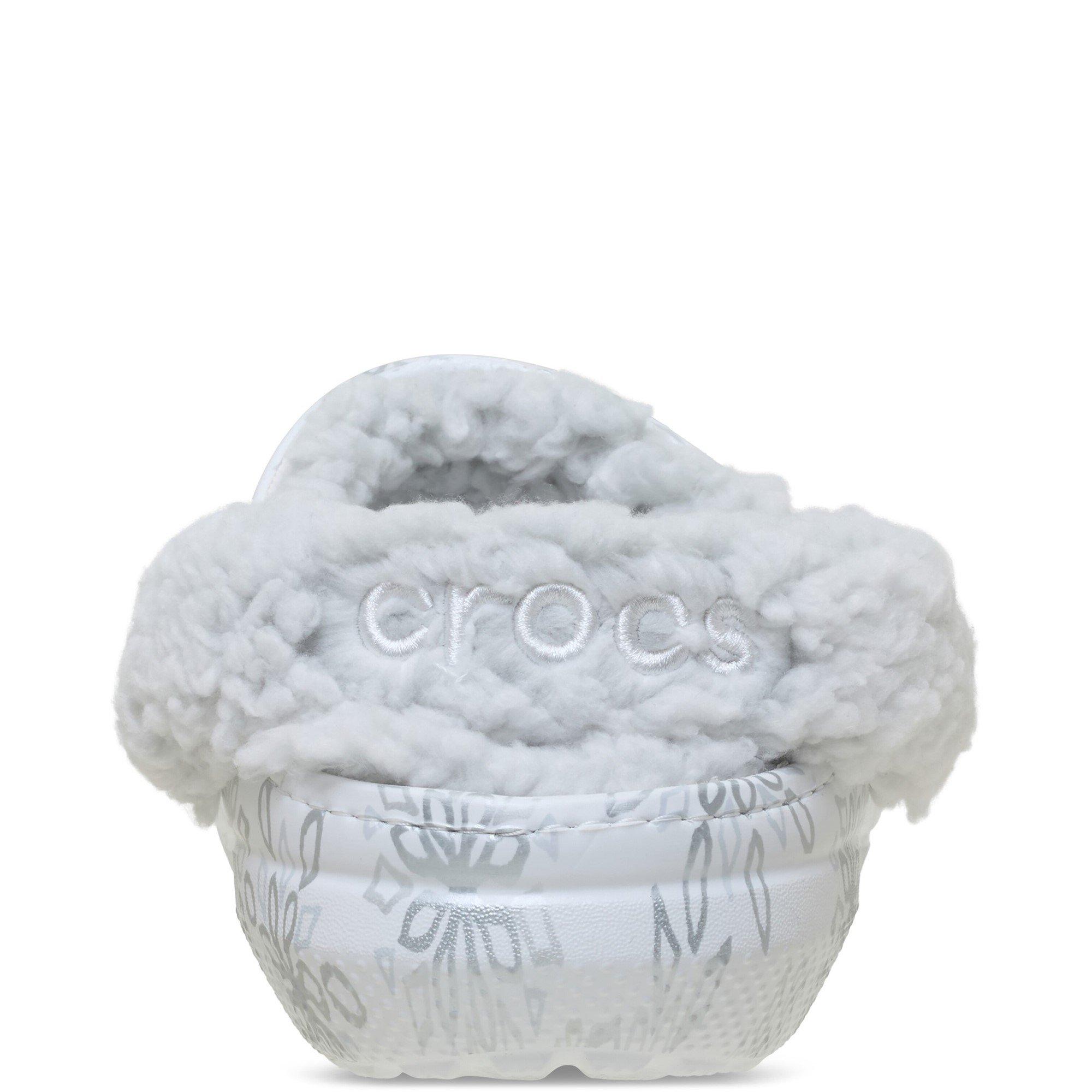 White - Crocs - Women's Classic Fleece Lined Clogs - 3