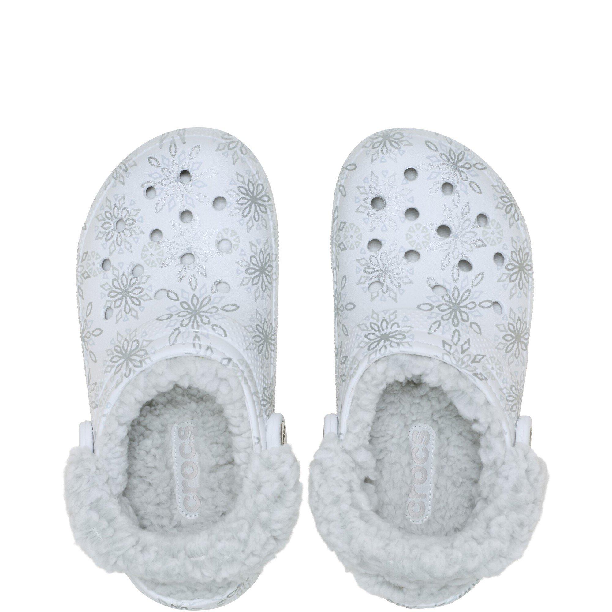 White - Crocs - Women's Classic Fleece Lined Clogs - 4