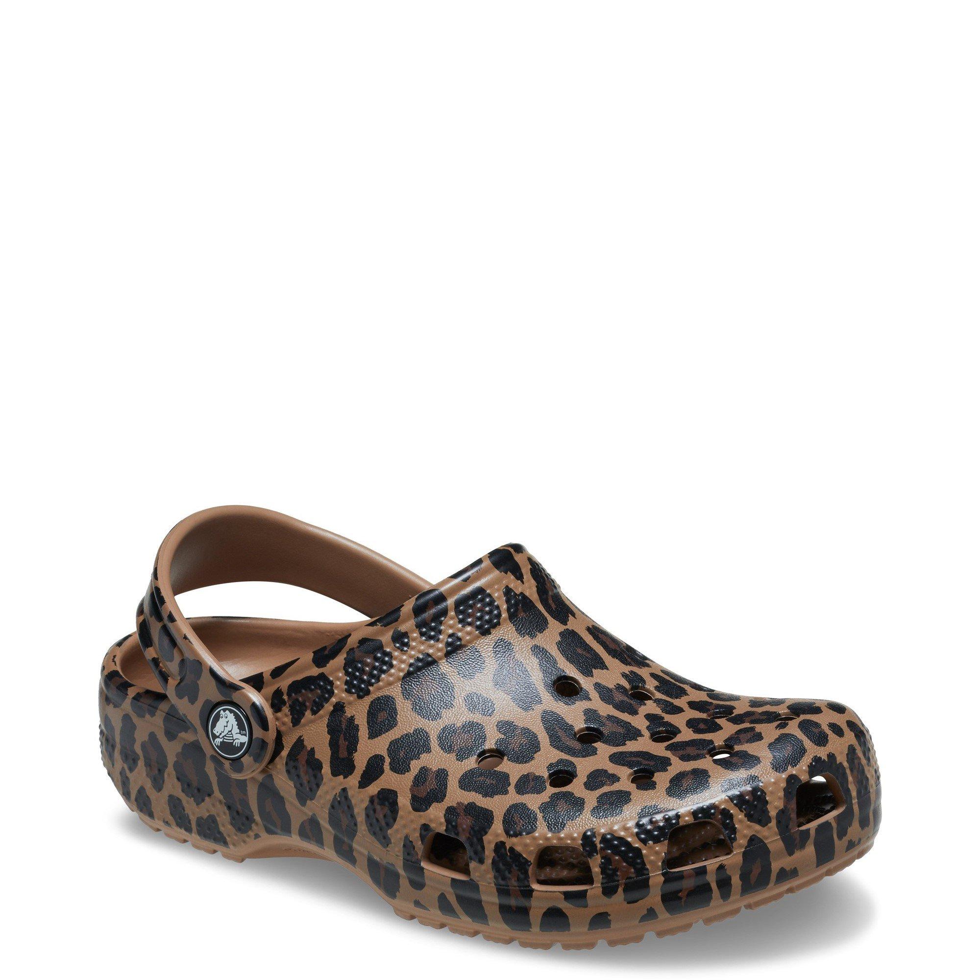 Brown - Crocs - Girls' Classic Animal Print Clogs - 2