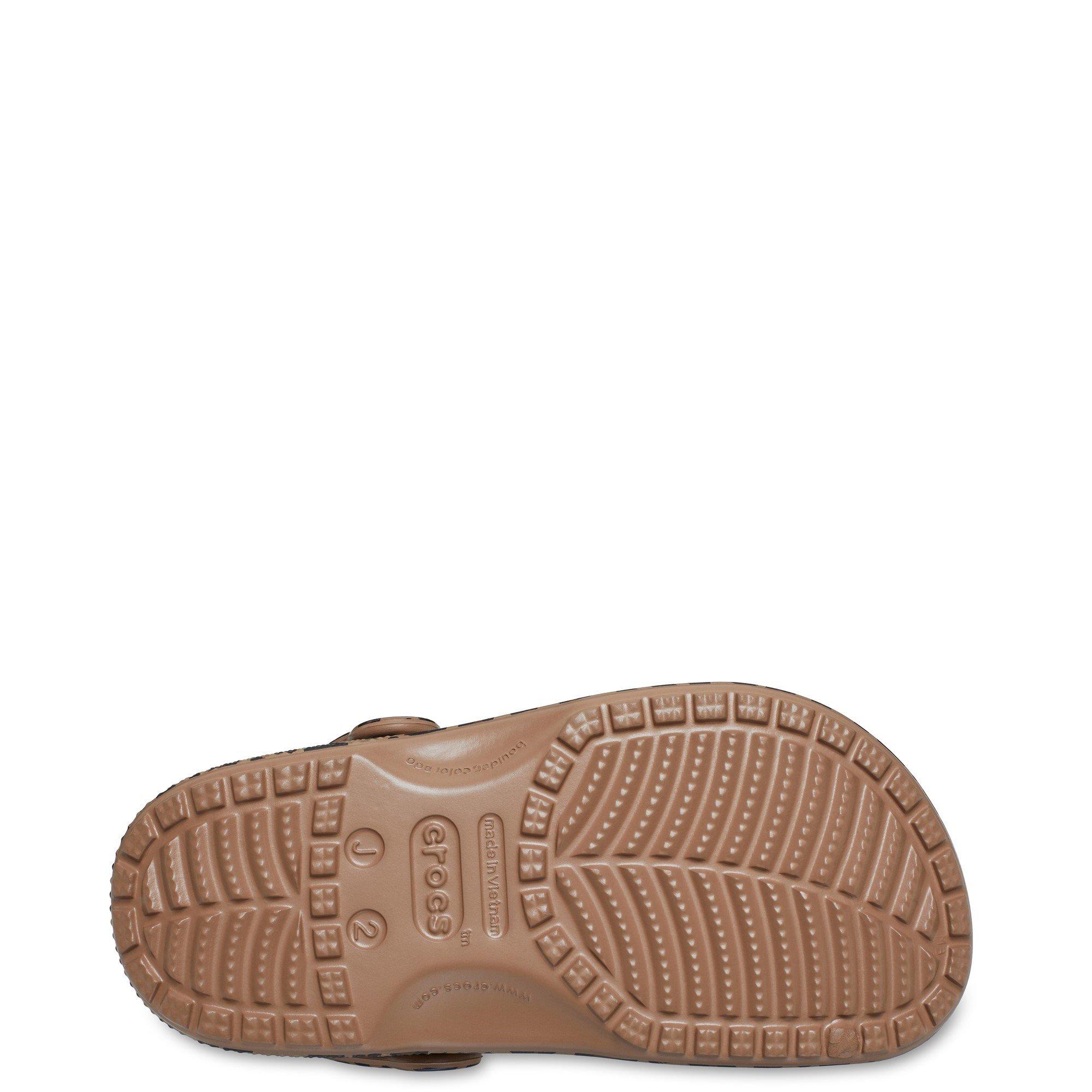 Brown - Crocs - Girls' Classic Animal Print Clogs - 4