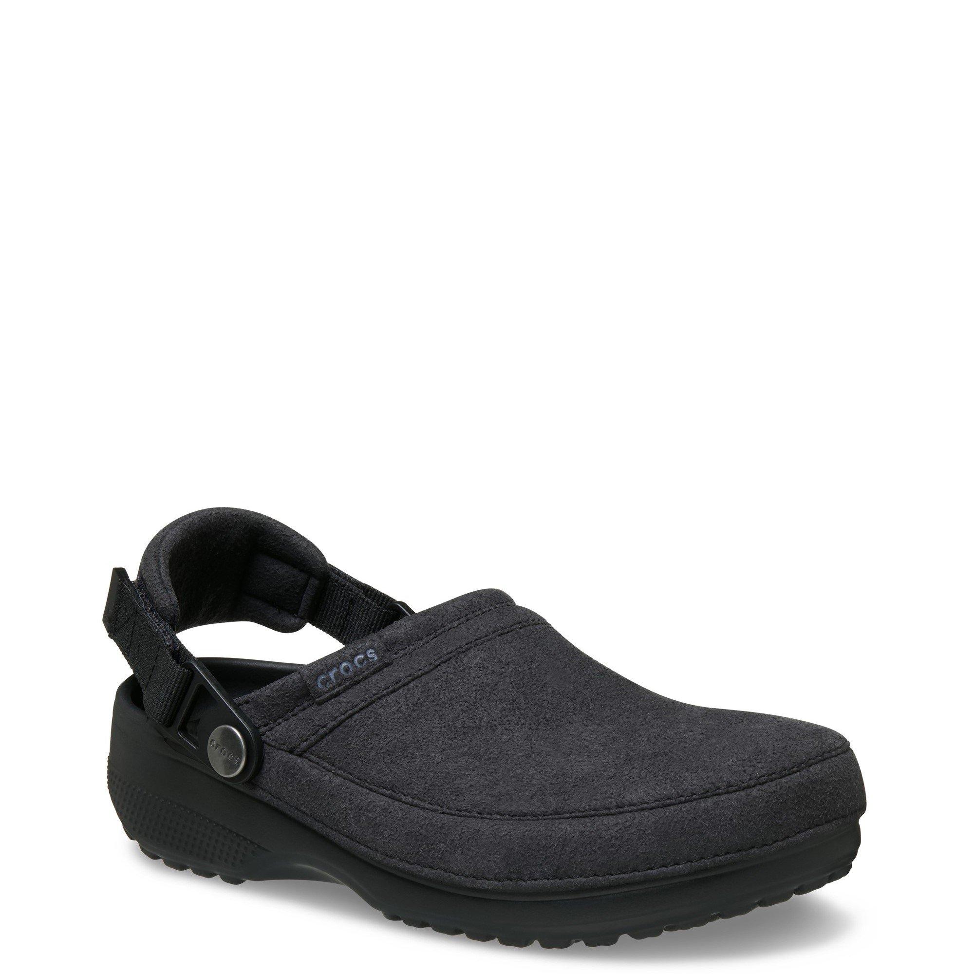 Black - Crocs - Classic Crafted Vegan Suede Clog - 2