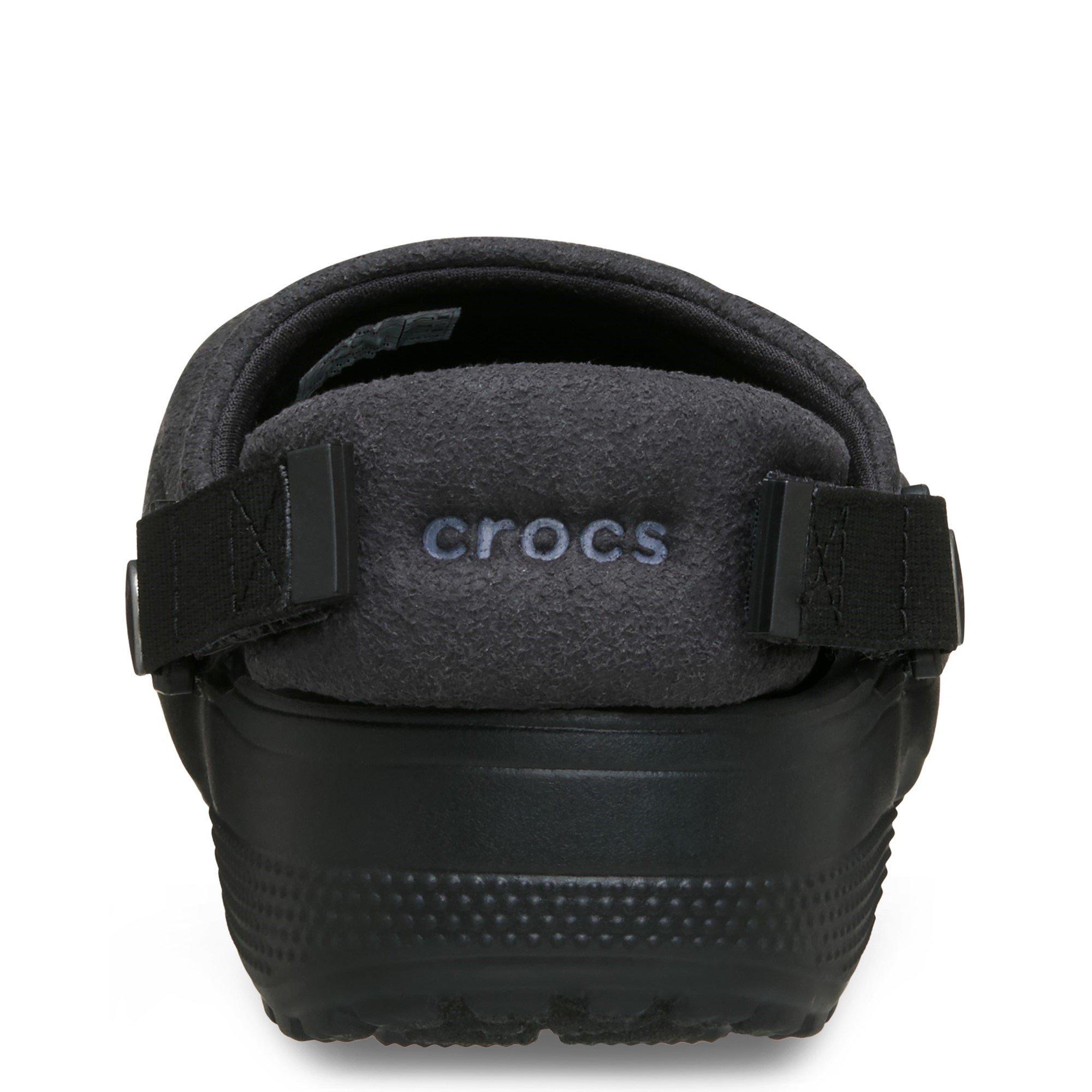 Black - Crocs - Classic Crafted Vegan Suede Clog - 3