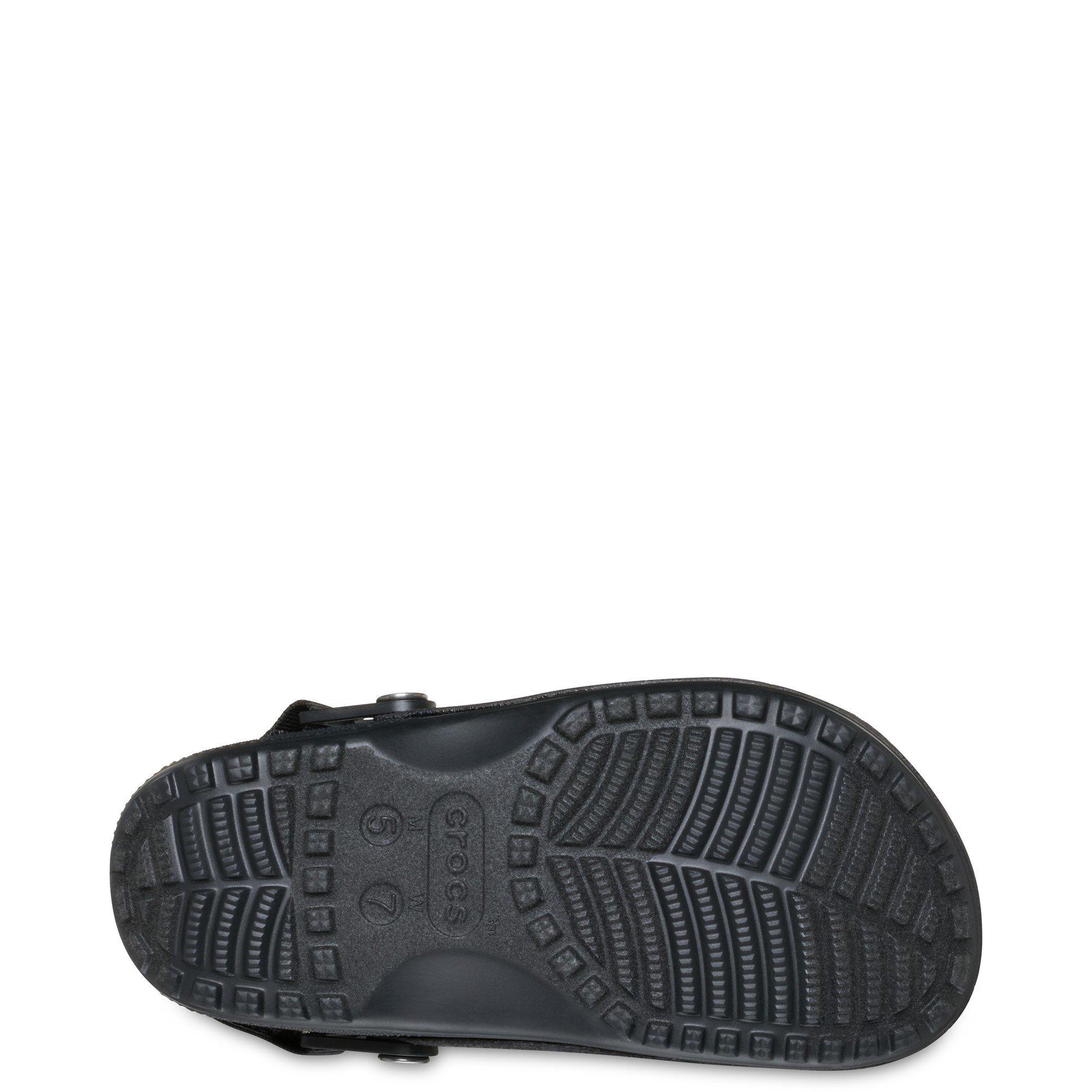 Black - Crocs - Classic Crafted Vegan Suede Clog - 5