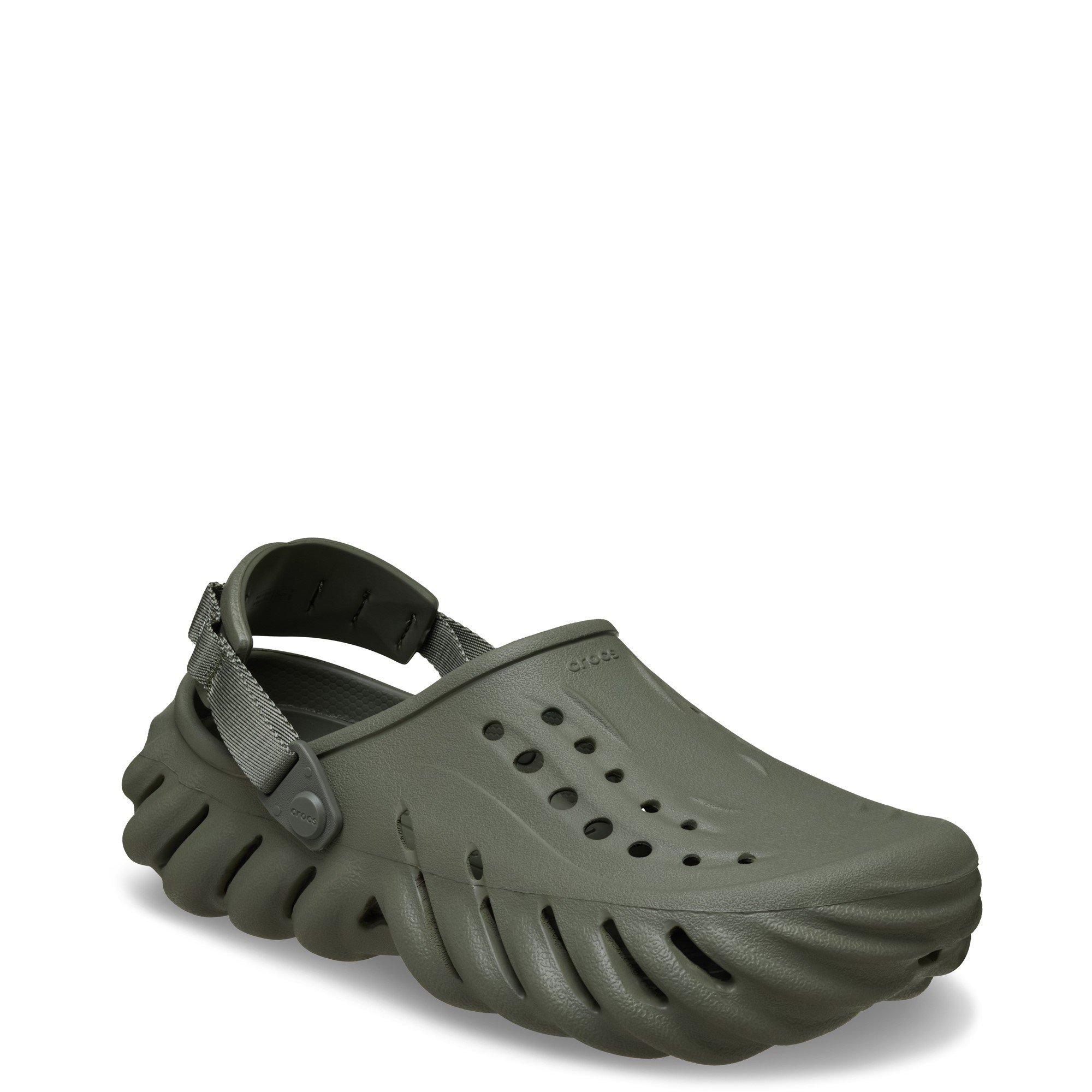 Olive - Crocs - Unisex Echo Clogs - 2