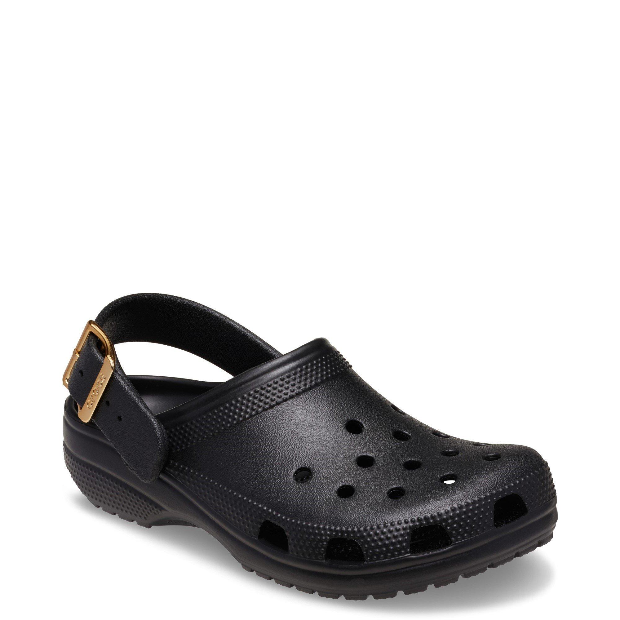 Black - Crocs - Classic Metallic Buckle Clog - 2