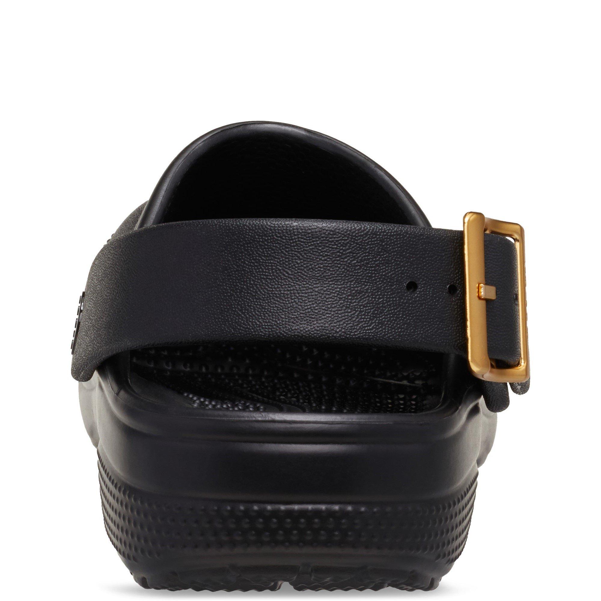 Black - Crocs - Classic Metallic Buckle Clog - 3