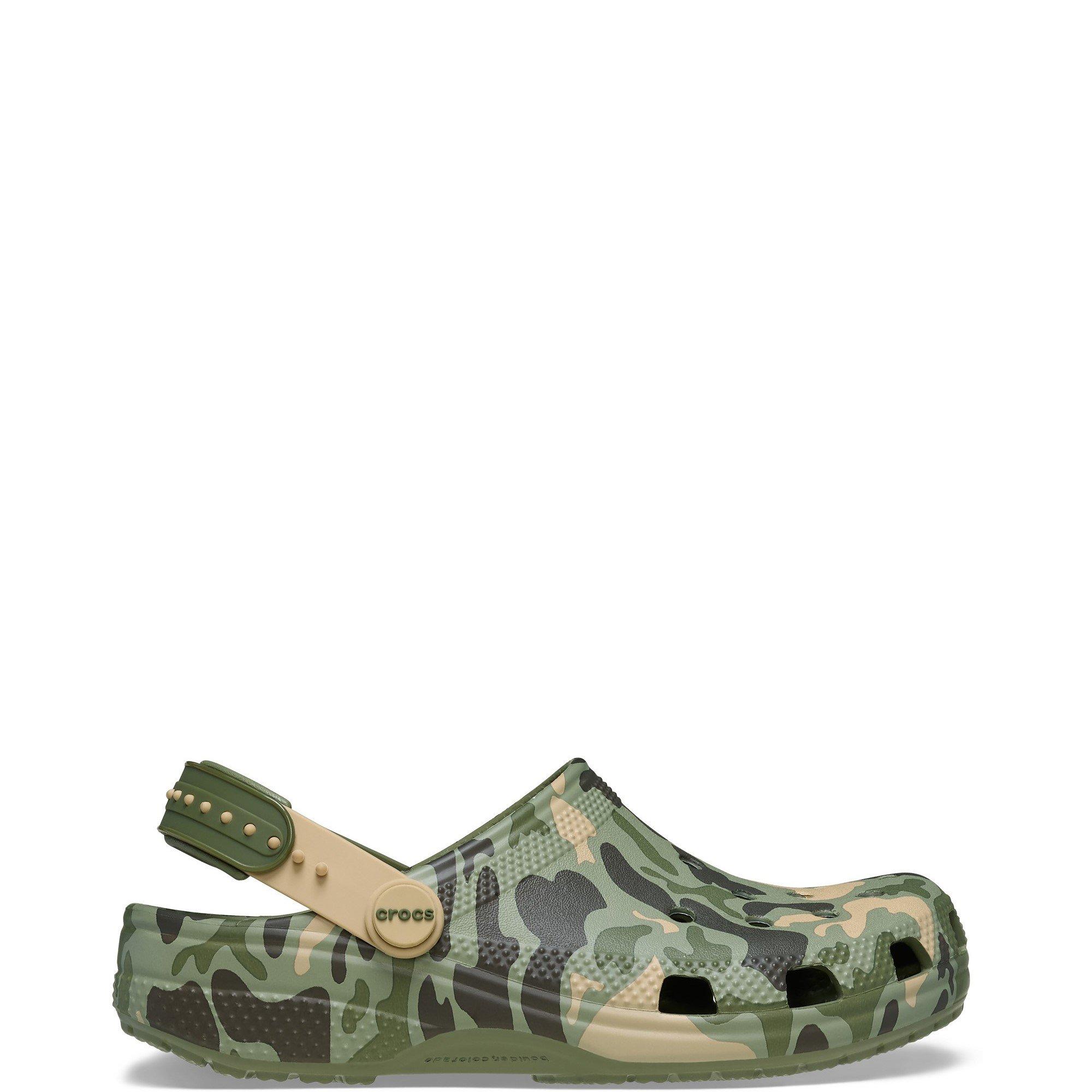 Multicoloured - Crocs - Classic Strap-Back Camo Clog Kid - 1
