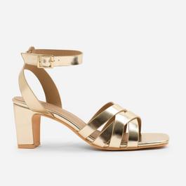 Wheres That From GoldPU Caity Wide-Fit Triple Link-Chain Detail San