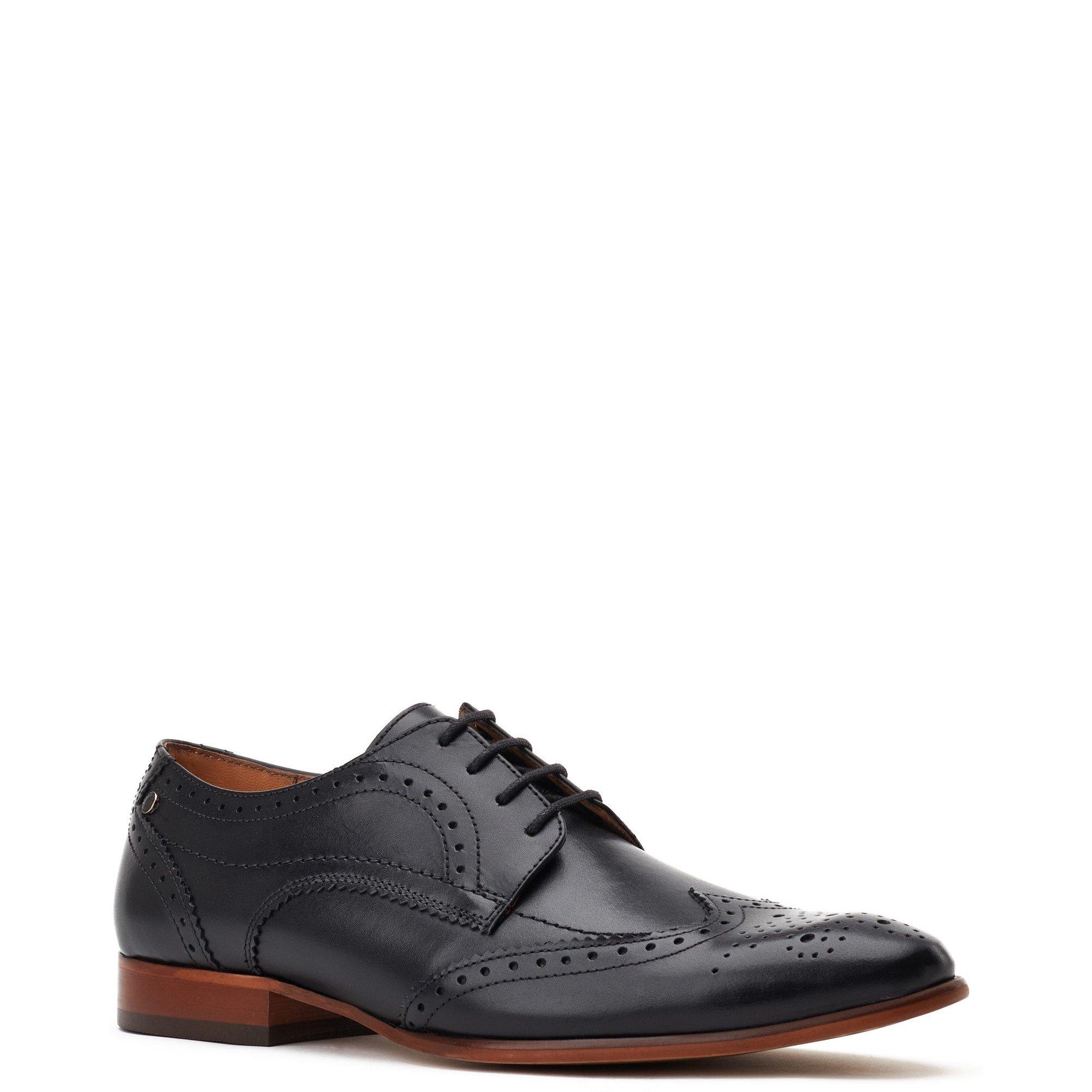 Black - Base London - Barbera Excel Brogue - 2