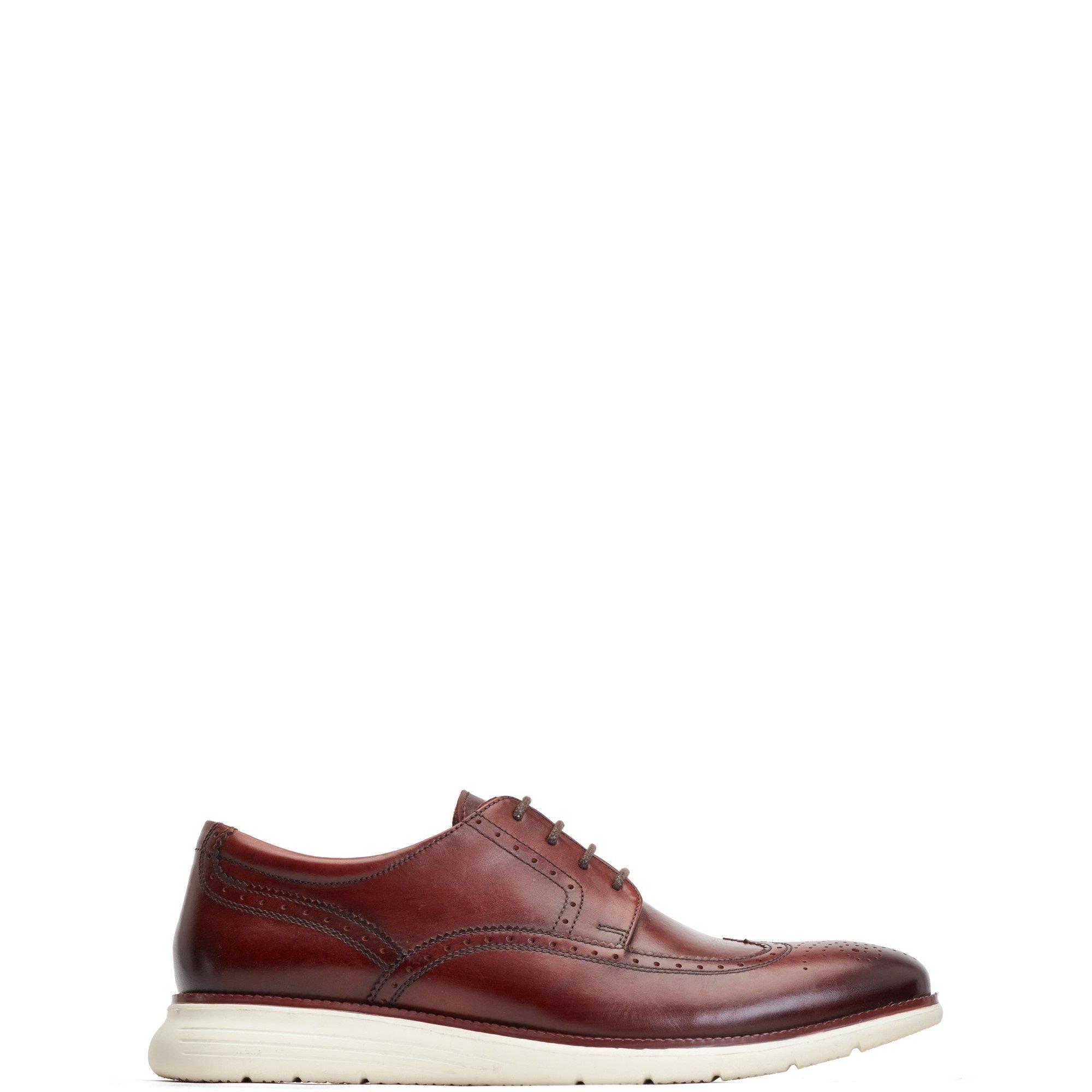 Brown - Base London - Flight Brogue Shoe - 1