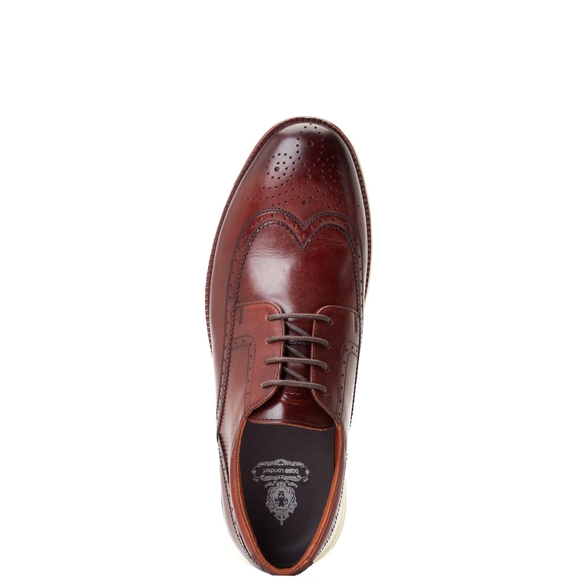 Brown - Base London - Flight Brogue Shoe - 4