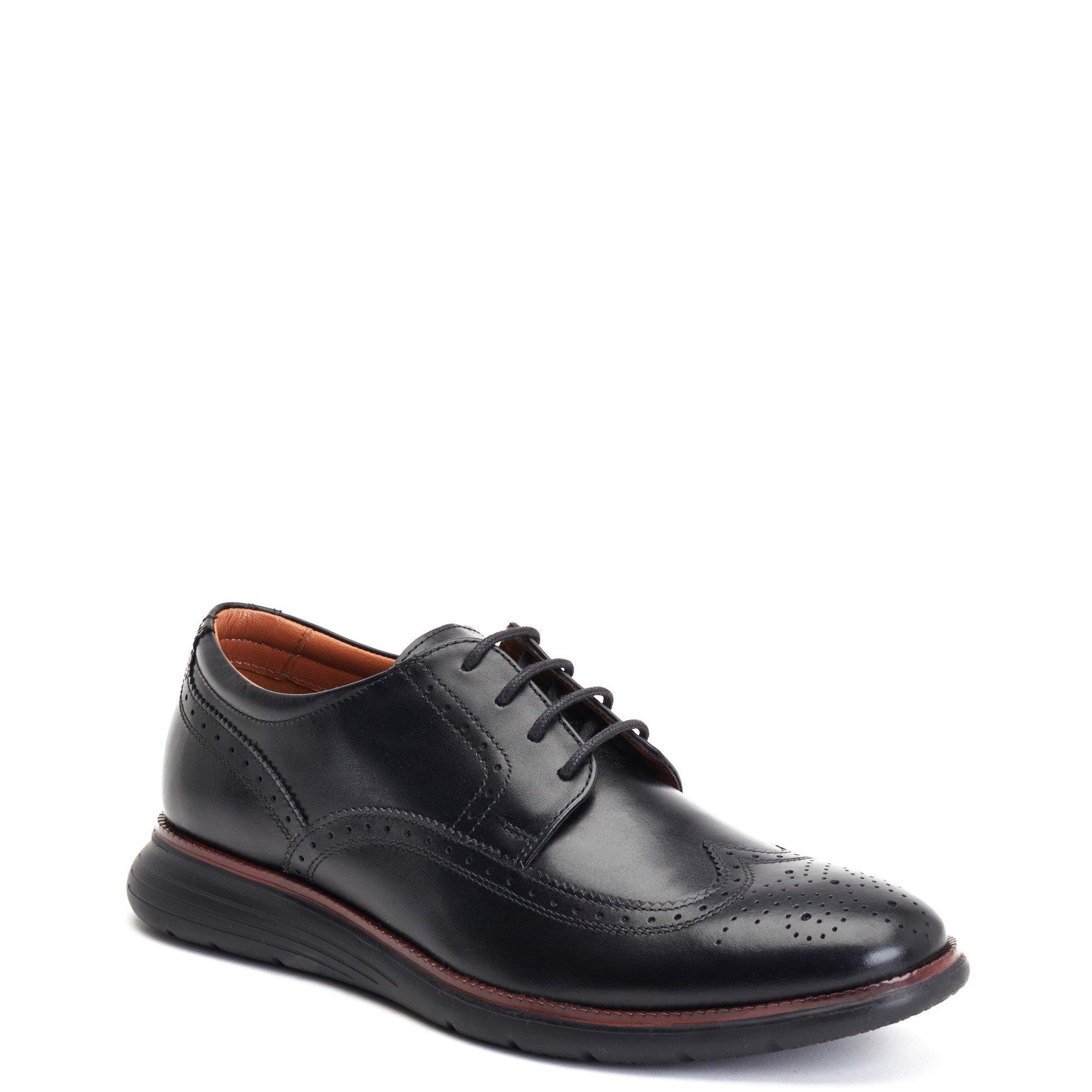 Black - Base London - Flight Brogue Shoe - 2