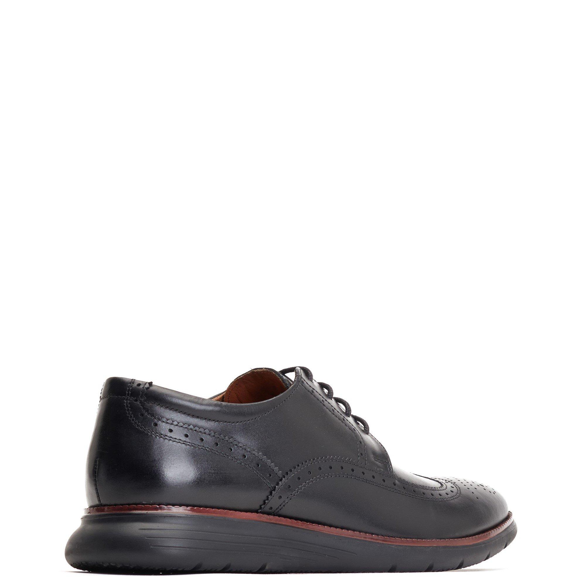Black - Base London - Flight Brogue Shoe - 3