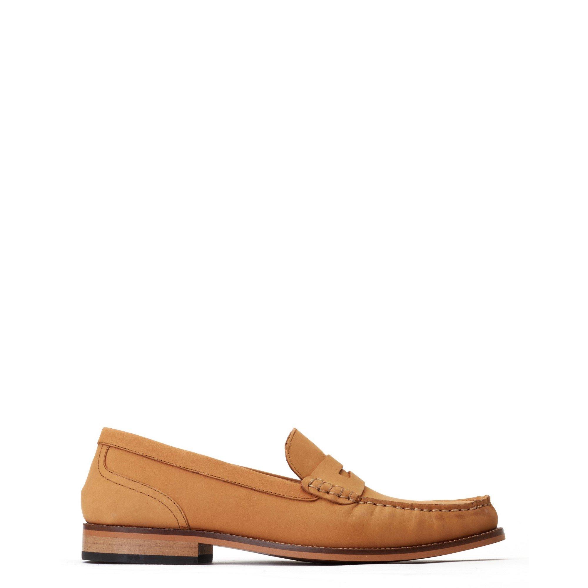 Tan - Base London - Garfield Penny Loafer - 1