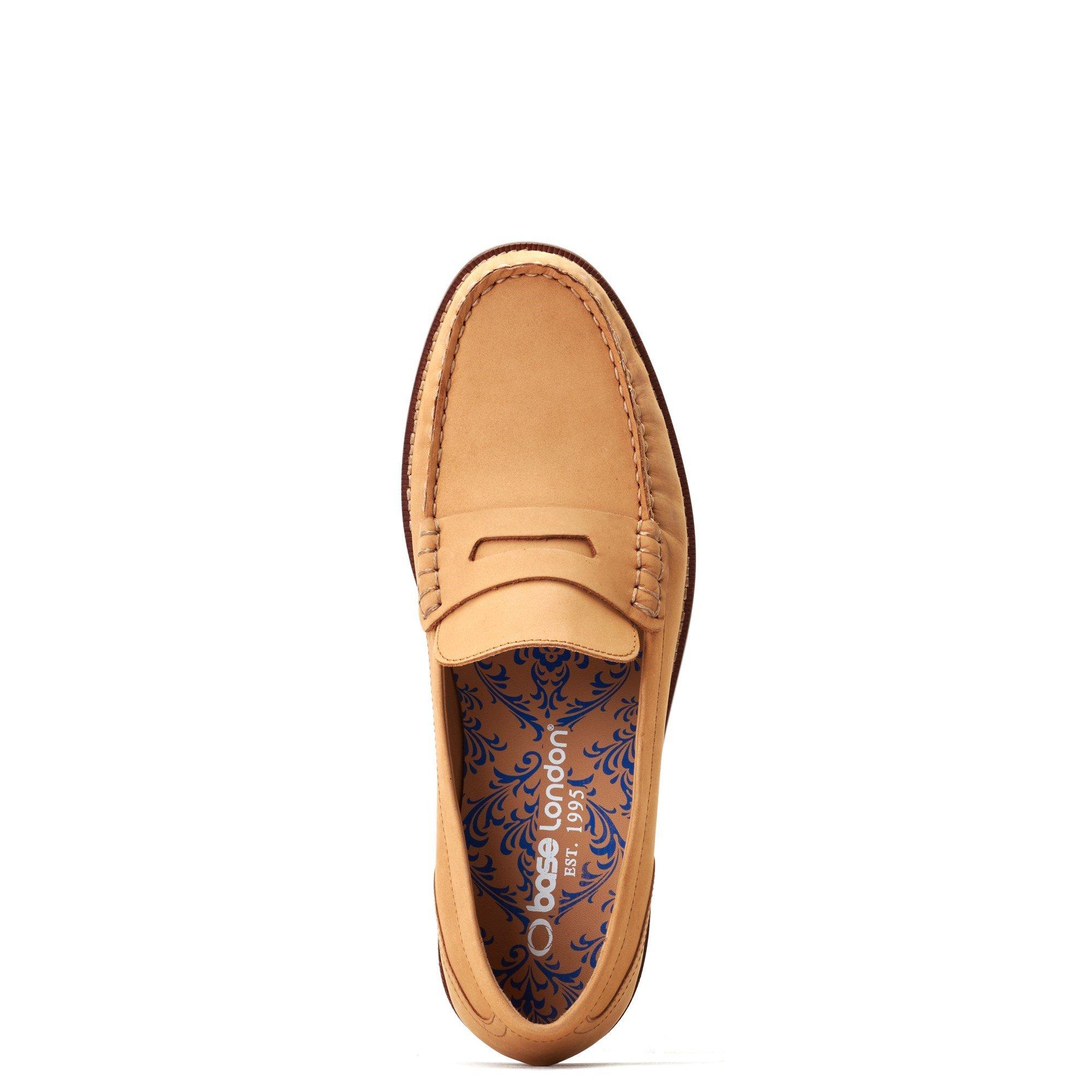Tan - Base London - Garfield Penny Loafer - 4