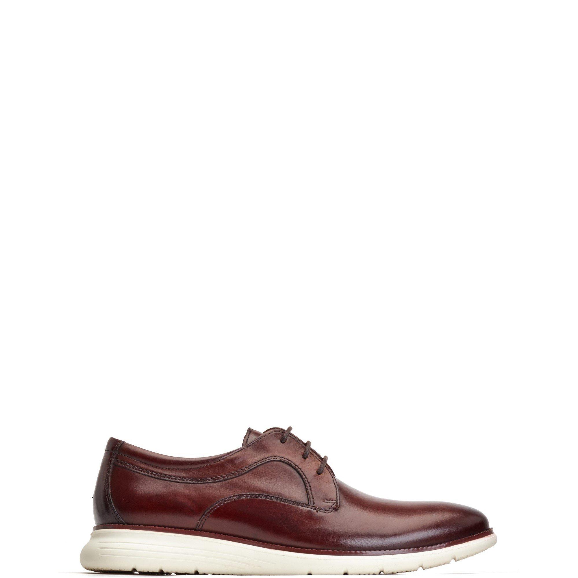 Base London Men's Wing Derby - Brown - 11 (45)