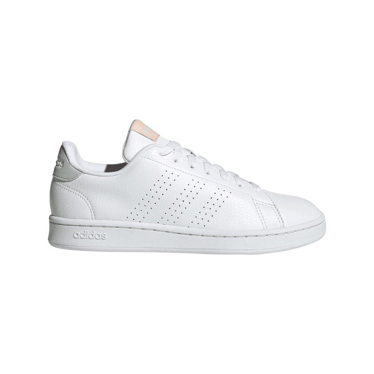 White - adidas - Advantage Trainers - 1