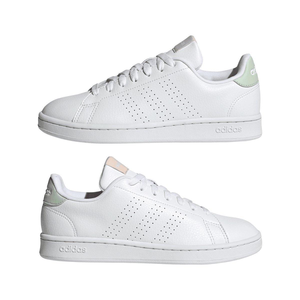White - adidas - Advantage Trainers - 10