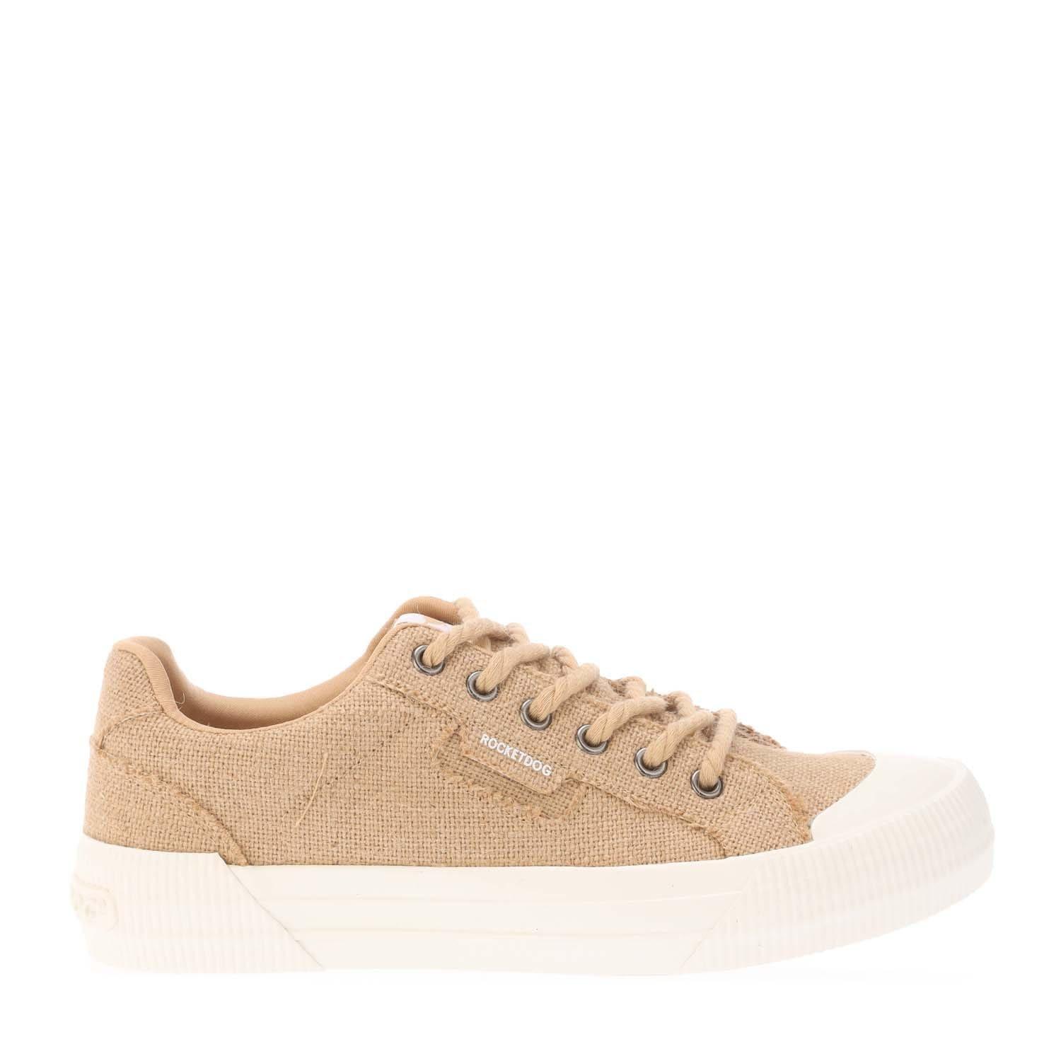 Natural - Rocket Dog - Cheery Heidi Jute Trainers - 1