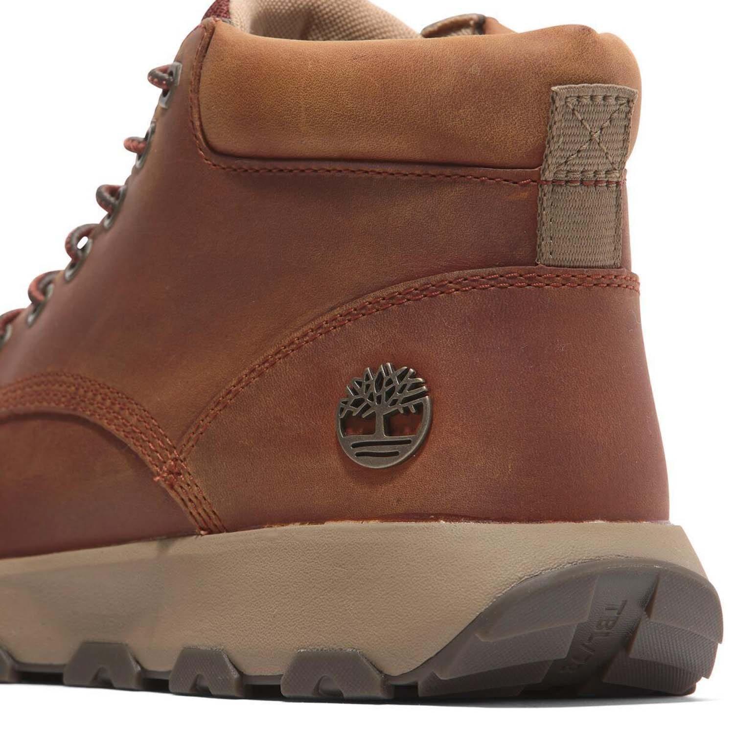 Orange - Timberland - Windsor Park Mid Lace-Up Boots - 6