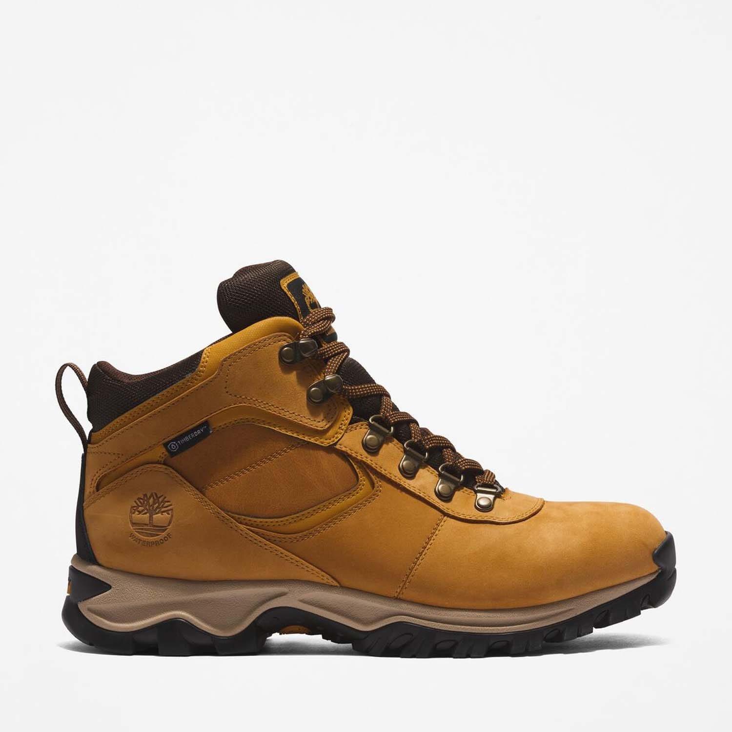 Wheat - Timberland - Mt Maddsen Mid Waterproof Hiking Boots - 1