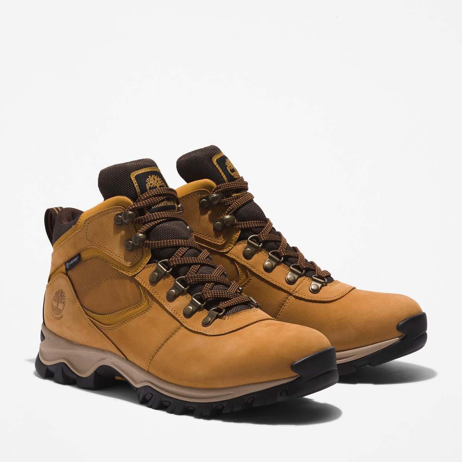 Wheat - Timberland - Mt Maddsen Mid Waterproof Hiking Boots - 2