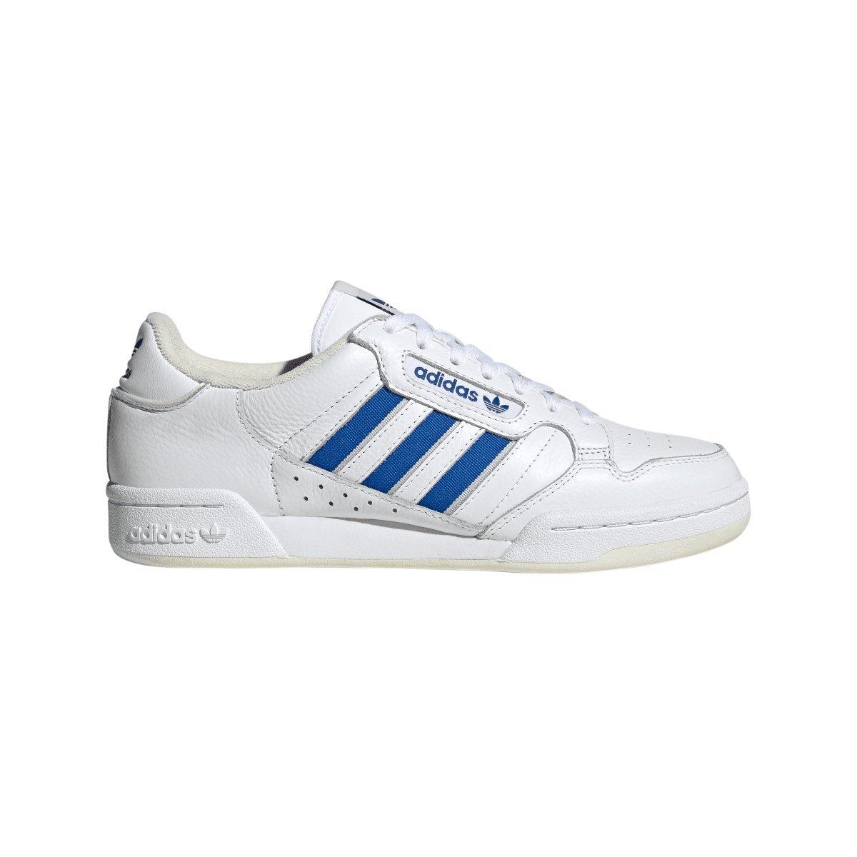 White - adidas Originals - Continental 80 Stripes Trainers - 1