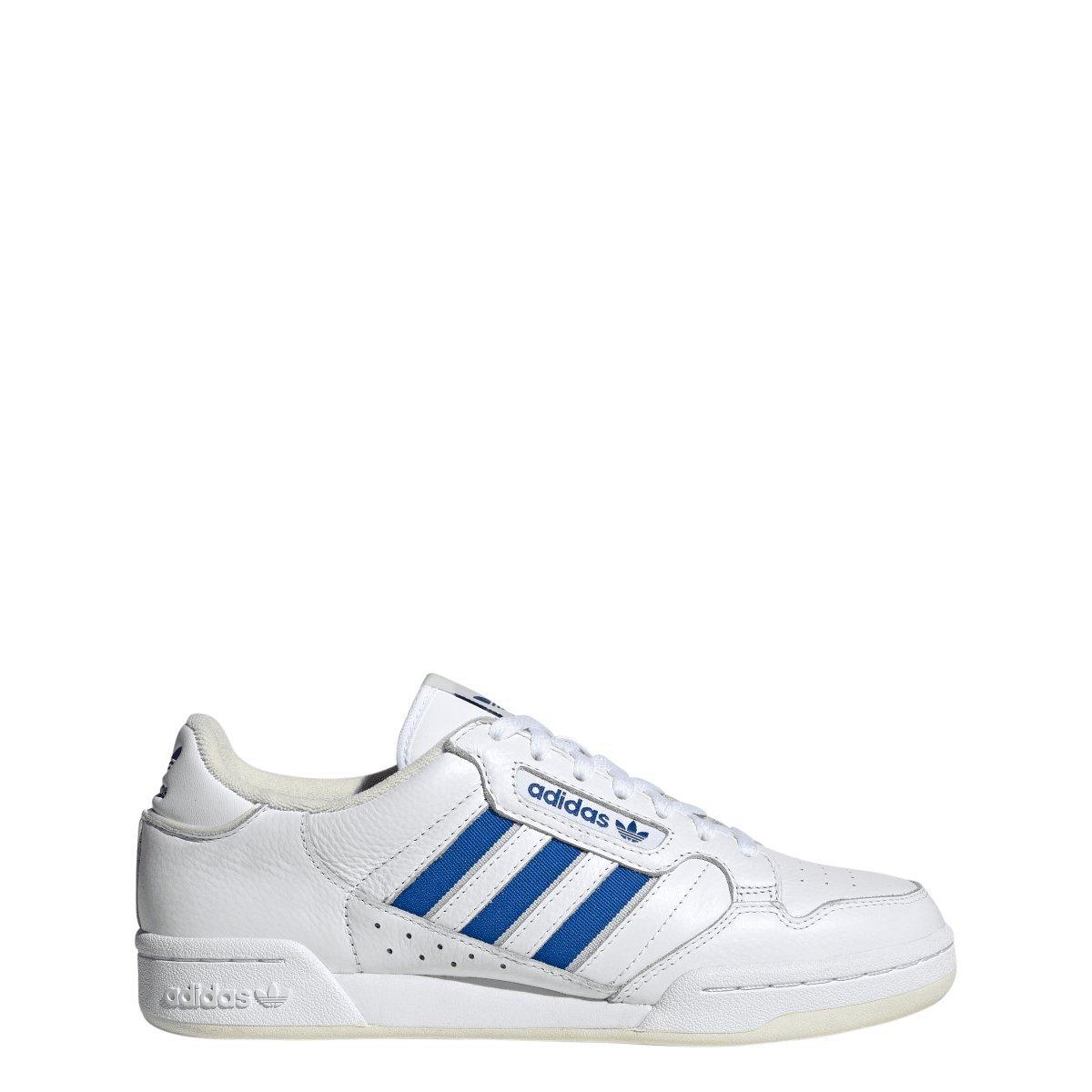 White - adidas Originals - Continental 80 Stripes Trainers - 2