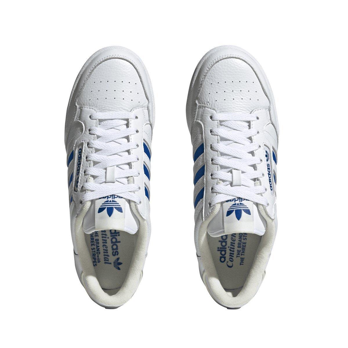 White - adidas Originals - Continental 80 Stripes Trainers - 3