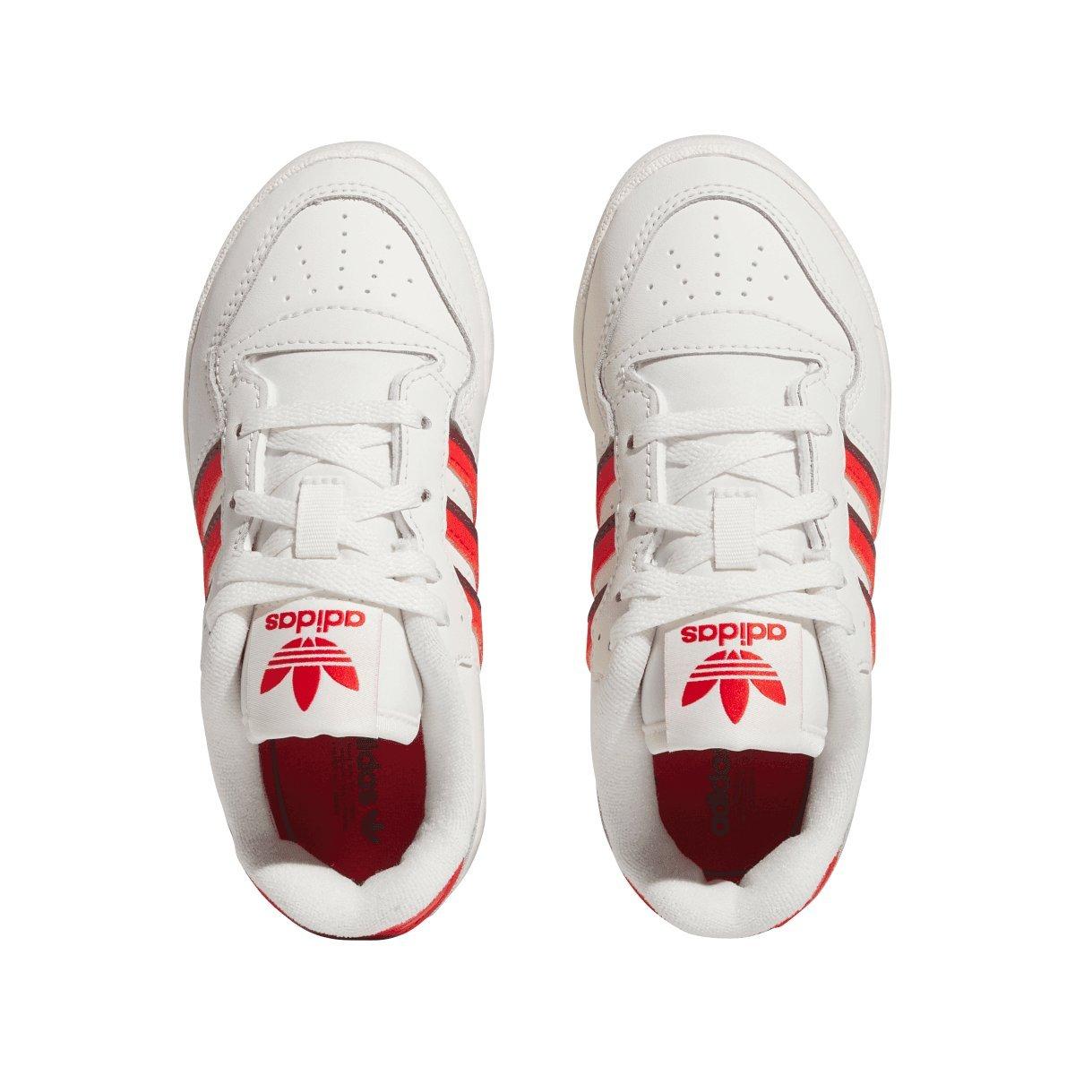 White - adidas Originals - Rivalry Low Trainers - 3