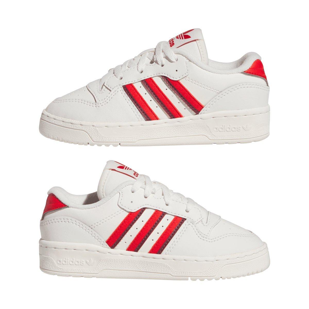 White - adidas Originals - Rivalry Low Trainers - 10