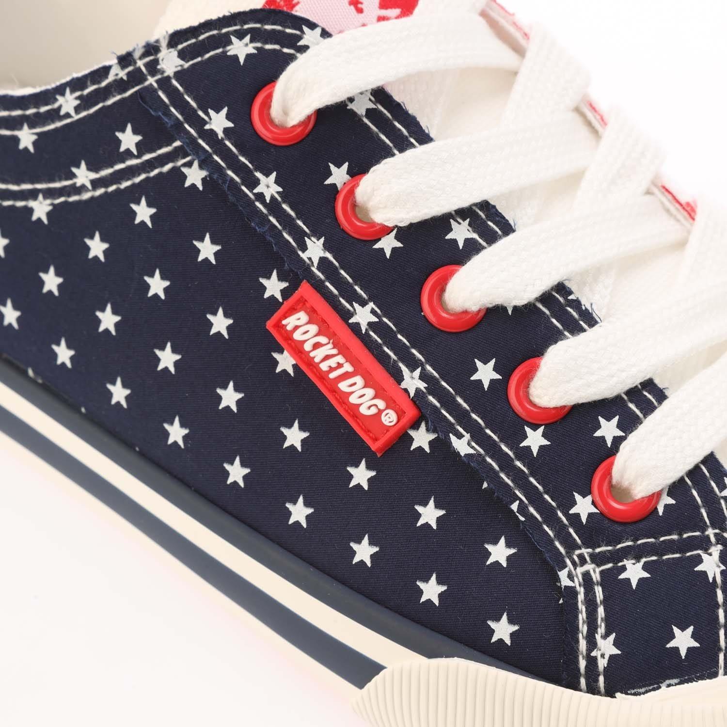 Red Navy - Rocket Dog - Jazzin Spangle Banner Pumps - 5