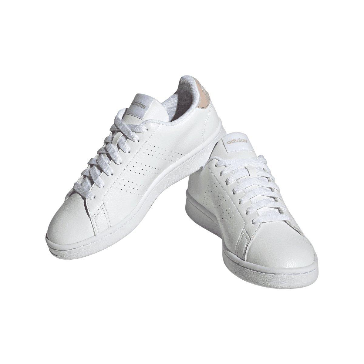 White - adidas - Advantage Trainers - 6