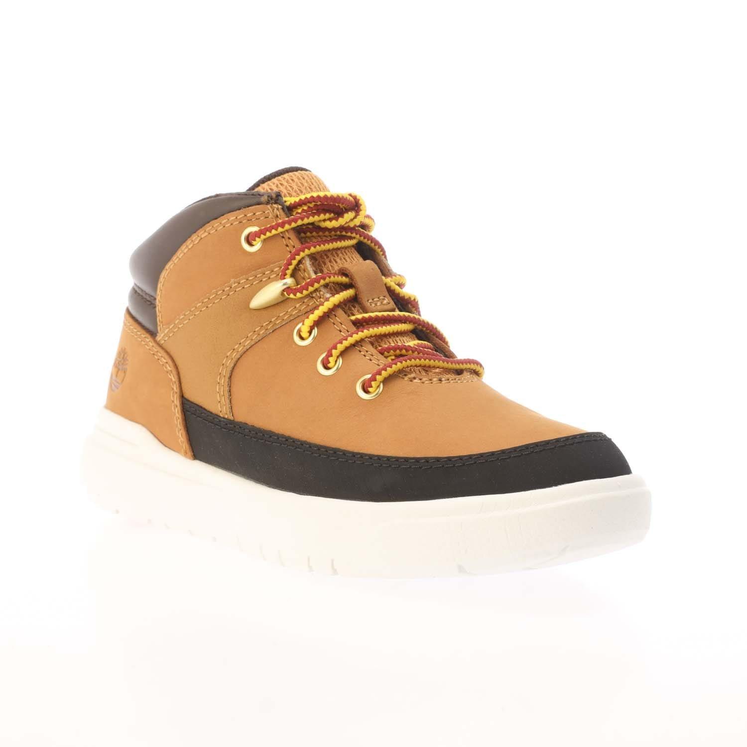 Wheat - Timberland - Kids Seneca Bay Mid Lace-Up Zip Hiker Boots - 2